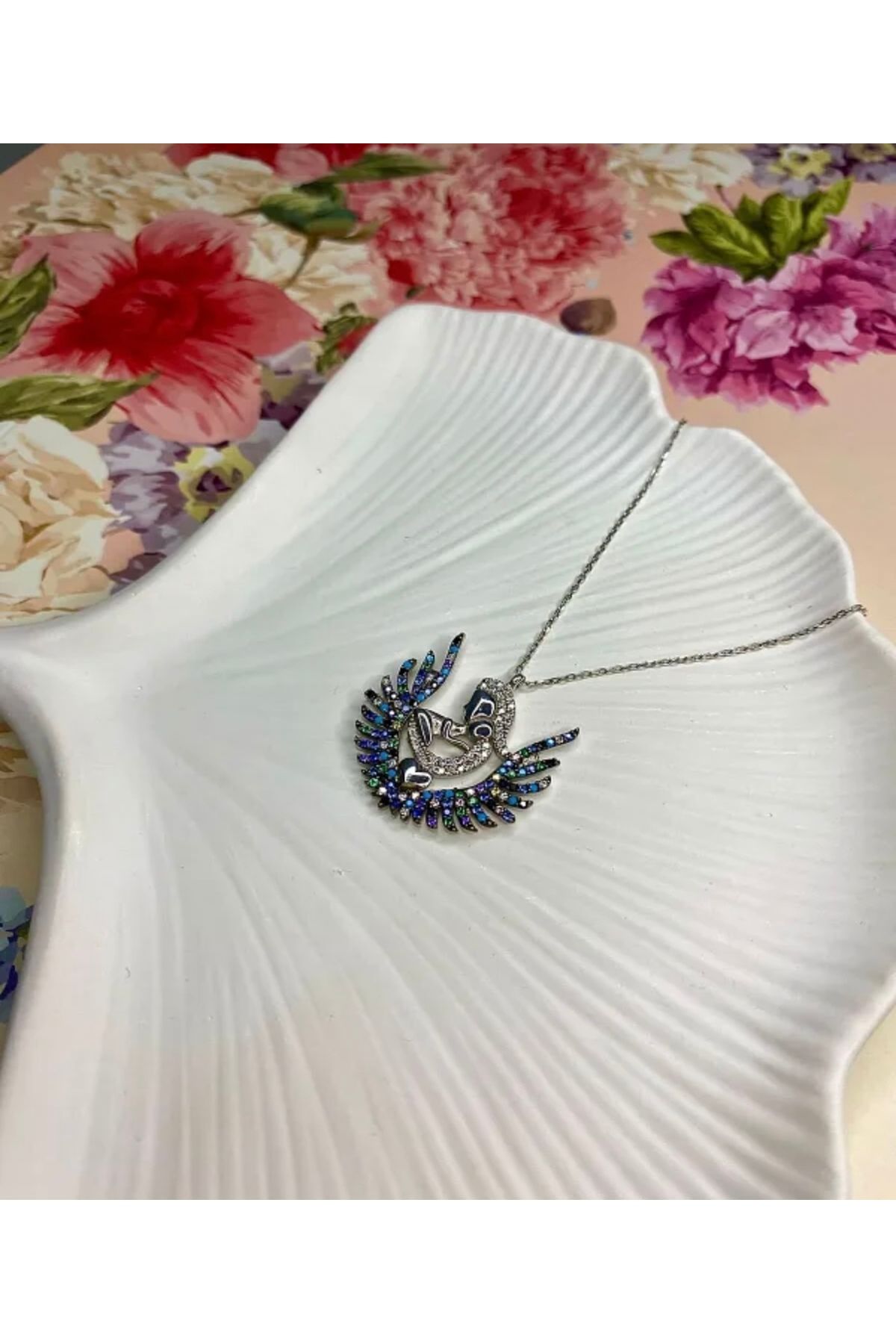 ED CAESAR Gümüş Kolye Anne-Bebek 925 Ayar Gümüş Kolye