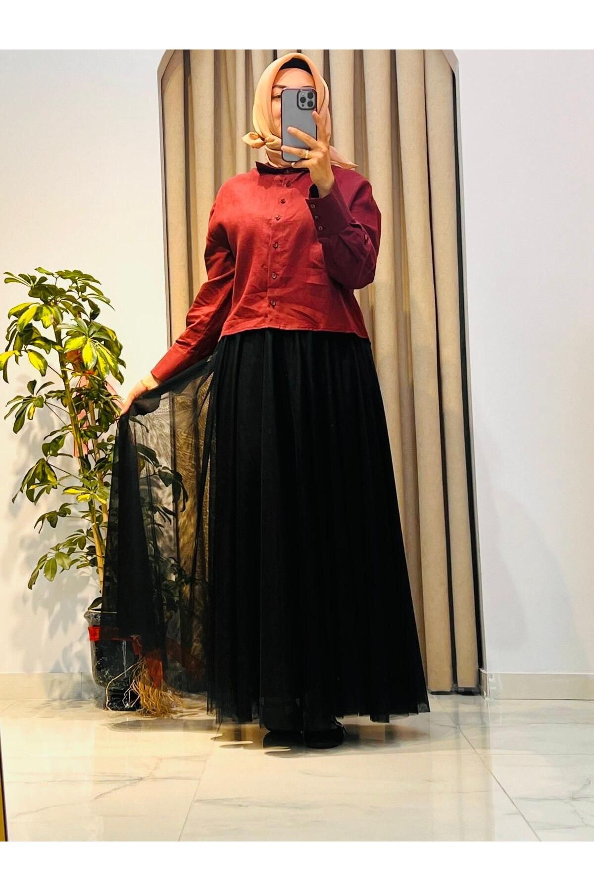 Almarwah Black ALMARWAH TÜTÜ ETEK
