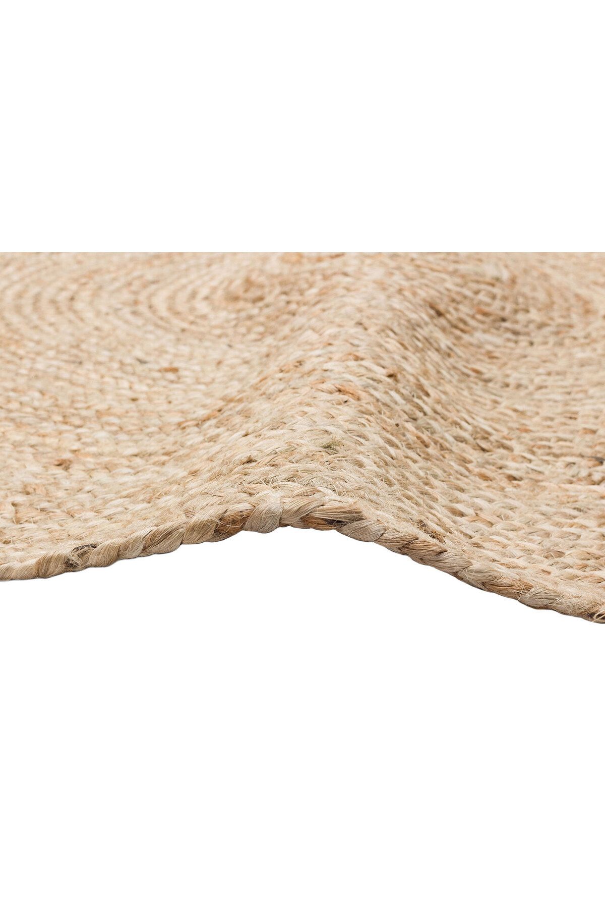 akbel halı & yatak exclusive home design Juno ECH 01R Naturel - El Dokuma Çift Taraflı Naturel Jüt Halı