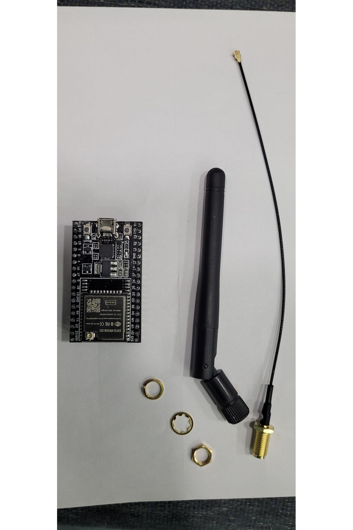 ankarateknik Esp32 Wroom 32U modül + wifi anten set takım