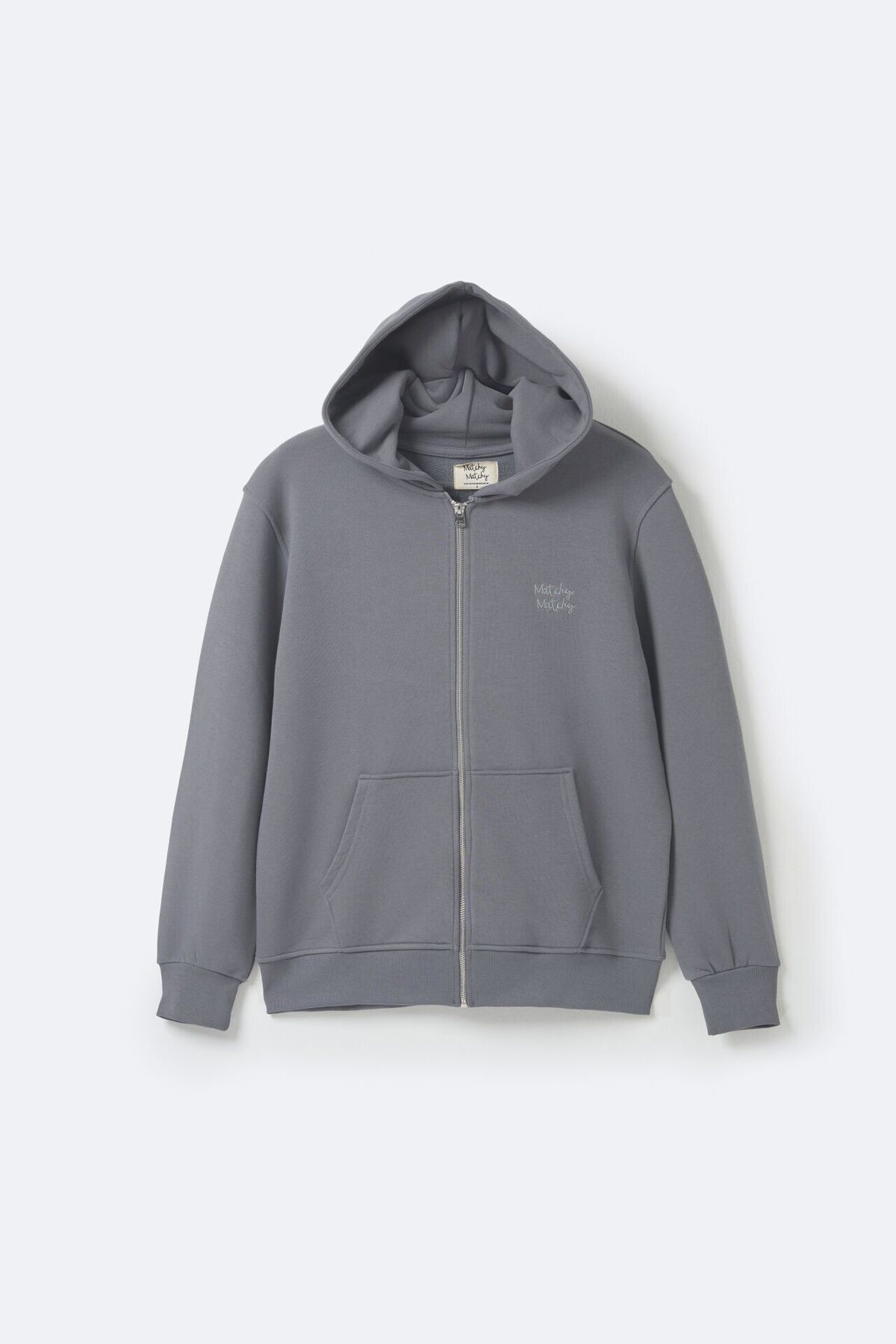 Matchy Matchy Erkek Kapüşonlu Antrasit Sweatshirt