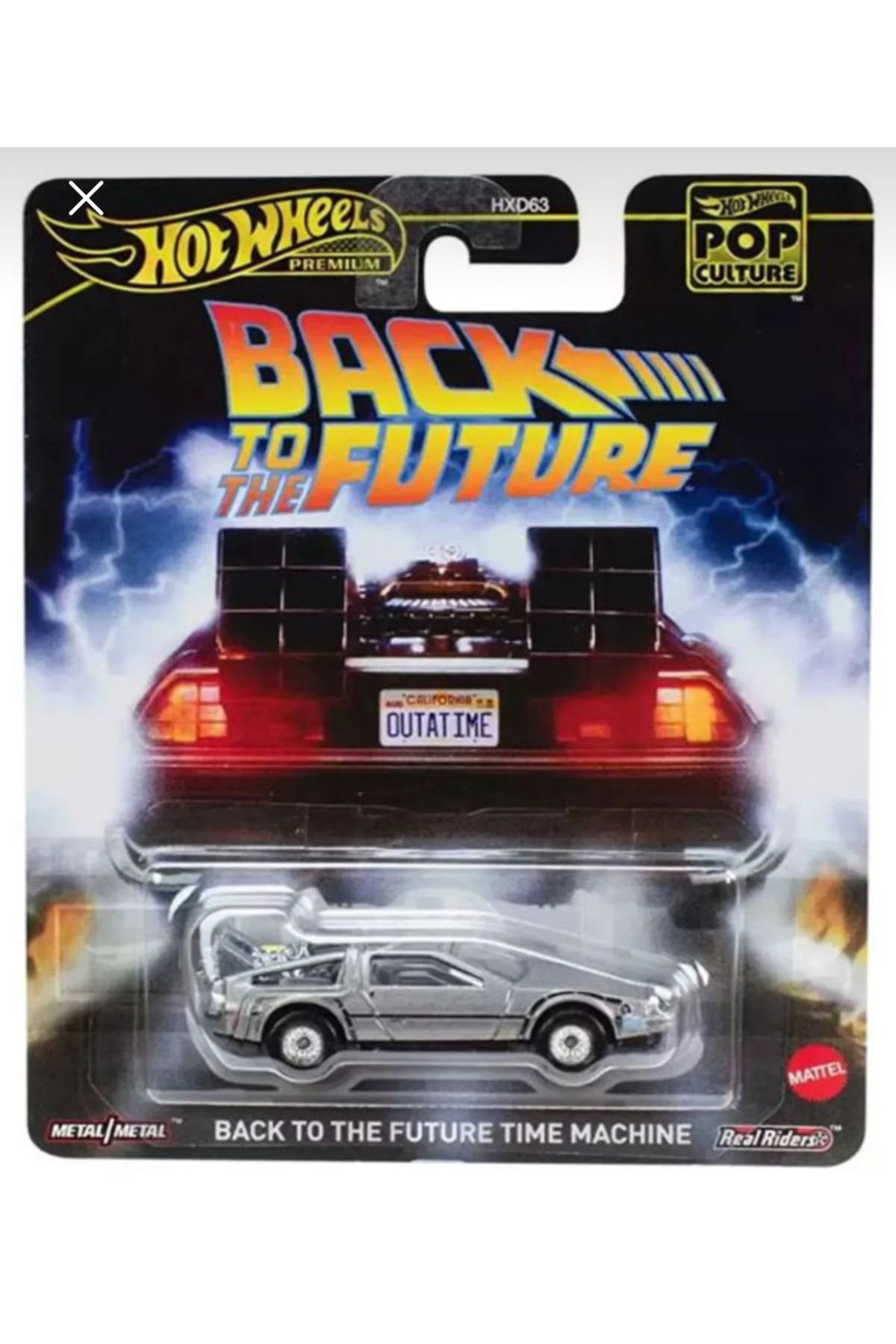 HOT WHEELS Premium Pop Culture Back To The FuturelTime Machine JBL65