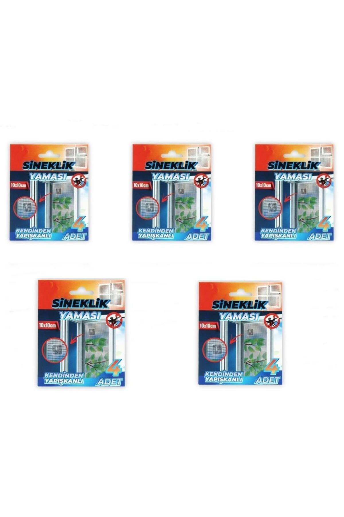 teknotrust Sineklik Yaması Sineklik Tamir Bantı Kendinden Yapışkanlı 10x10cm 4adet 5 Paket