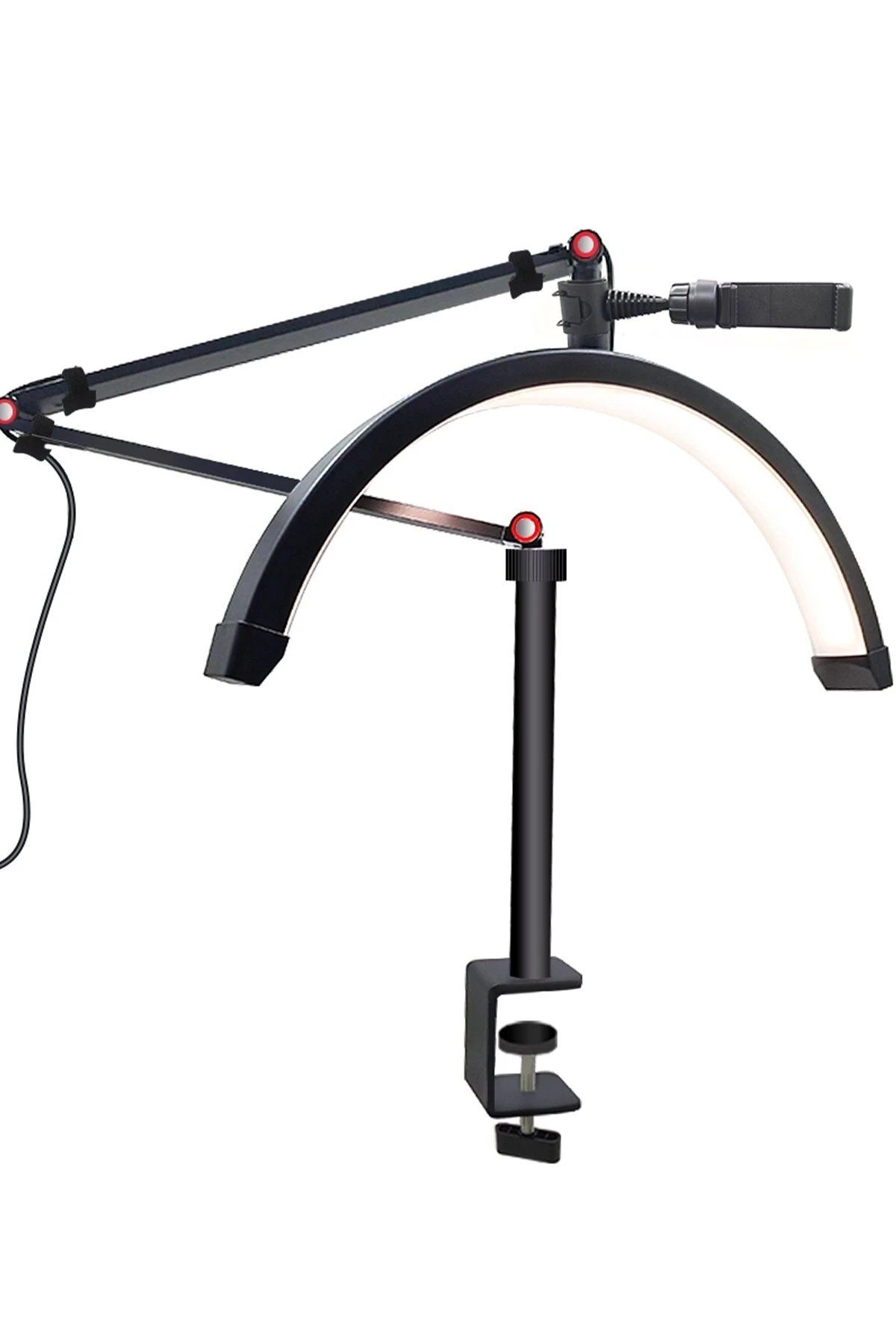 Toptan Bulurum HD-M3X 40cm Güzellik Bakım Işığı - Siyah