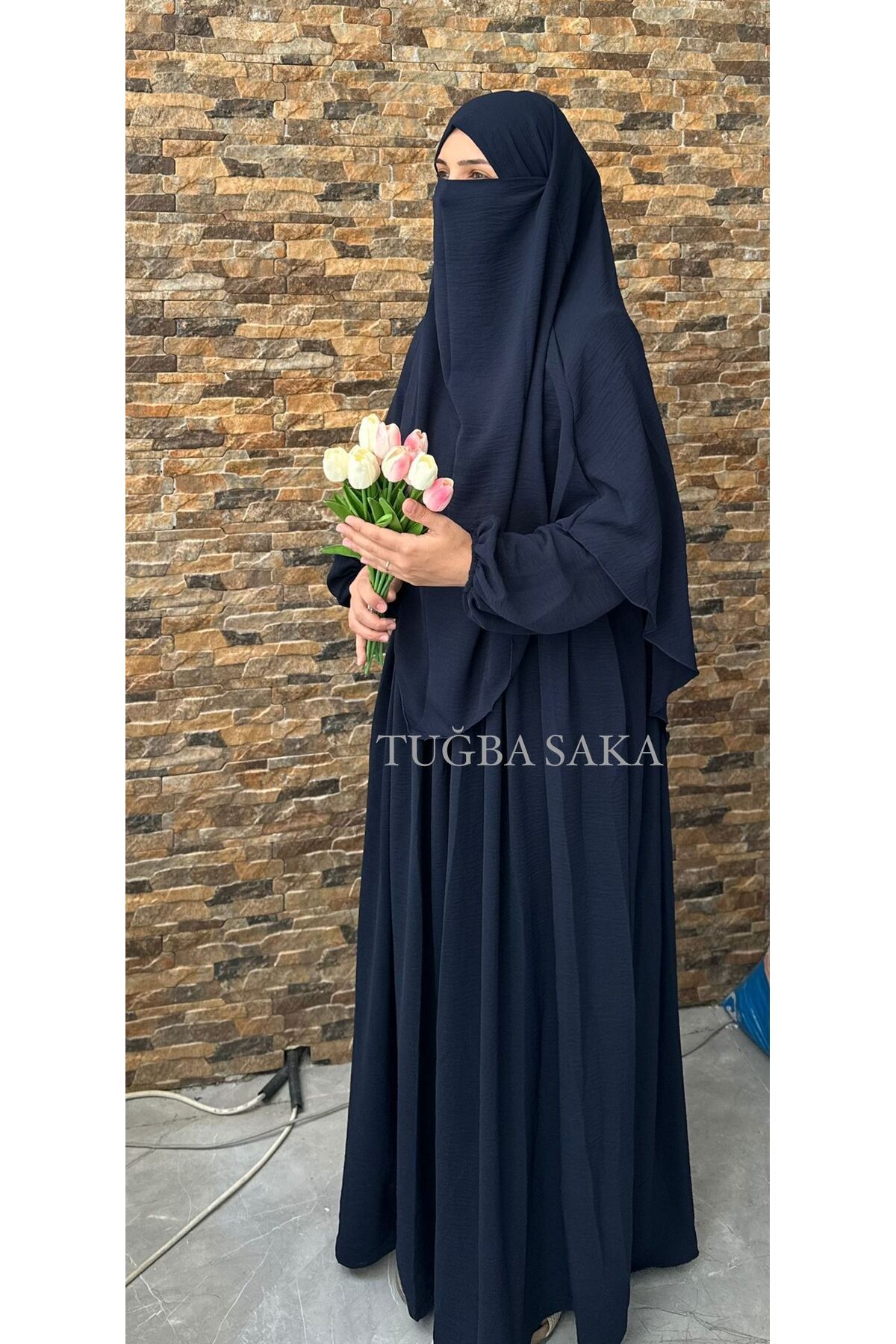 Hijab ELBİSE - SUFLE AYROBİN KUMAŞ TAKIM