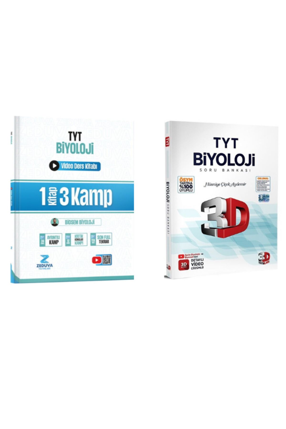 Yargı Yayınları 2026 biosem tyt biyoloji kamp ve 3d tyt biyoloji soru bankası
