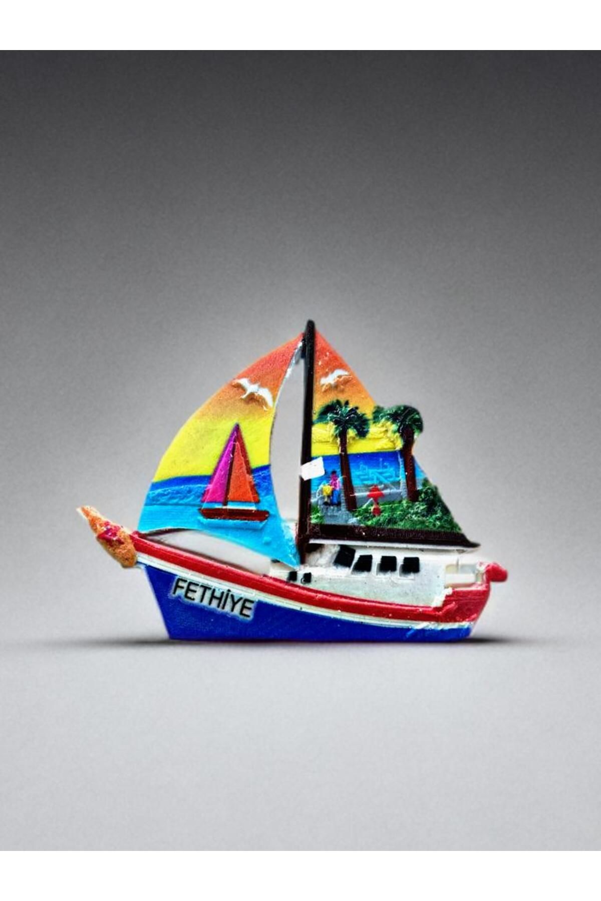 Home FETHİYE Temalı Polyester Magnet. 10cm x 8 cm.