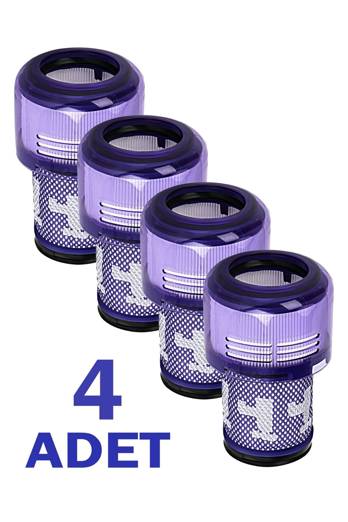 Marketto Dyson V12 Uyumlu Detect Slim Dik Süpürge Hepa Filtresi, 4 ADET