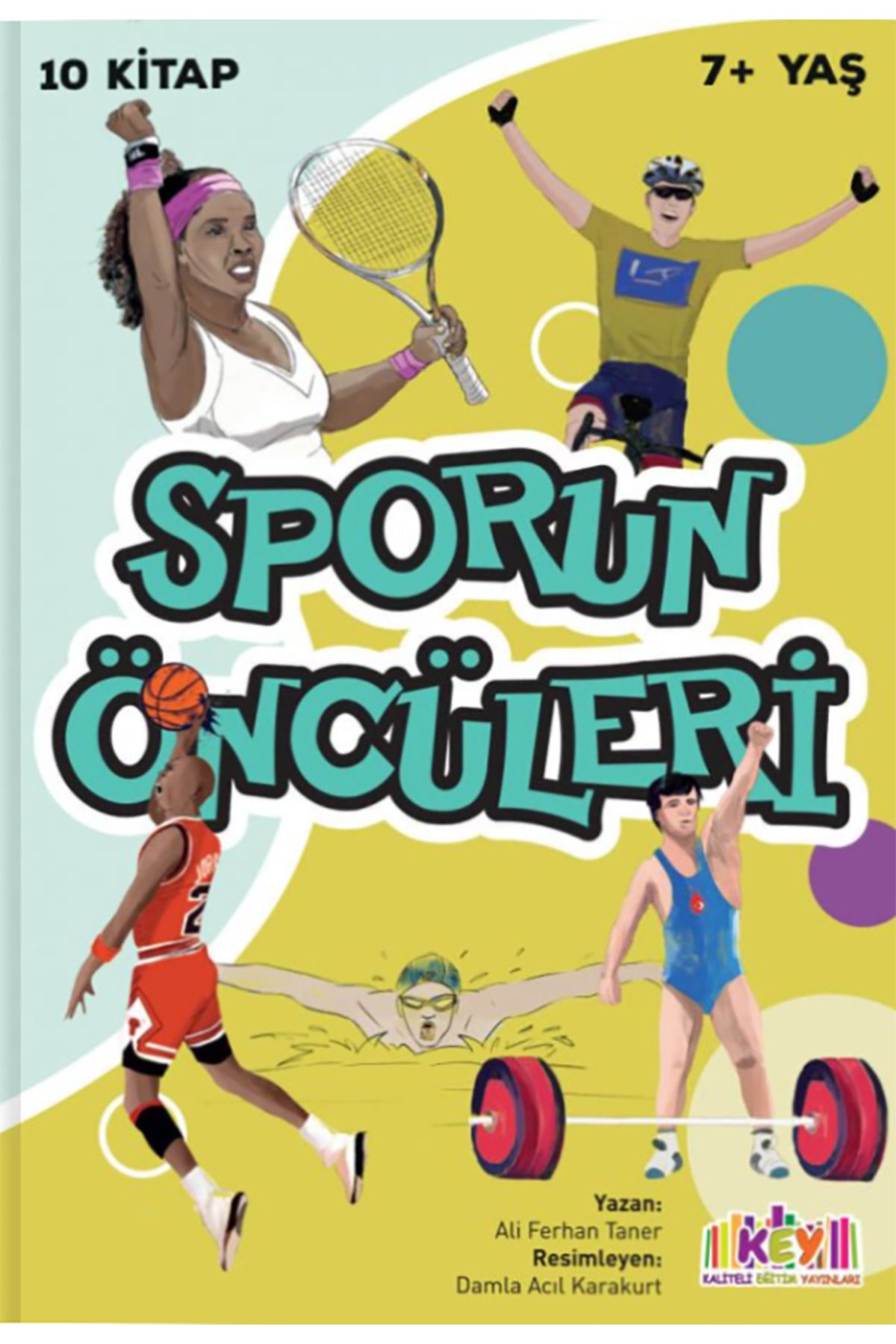 3K YAYIN Kaliteli Eğitim Yayınları (KEY) SPORUN ÖNCÜLERİ Hikaye Serisi 10 Kitap 7 Yaş+ 2.SINIF 3.SINIF