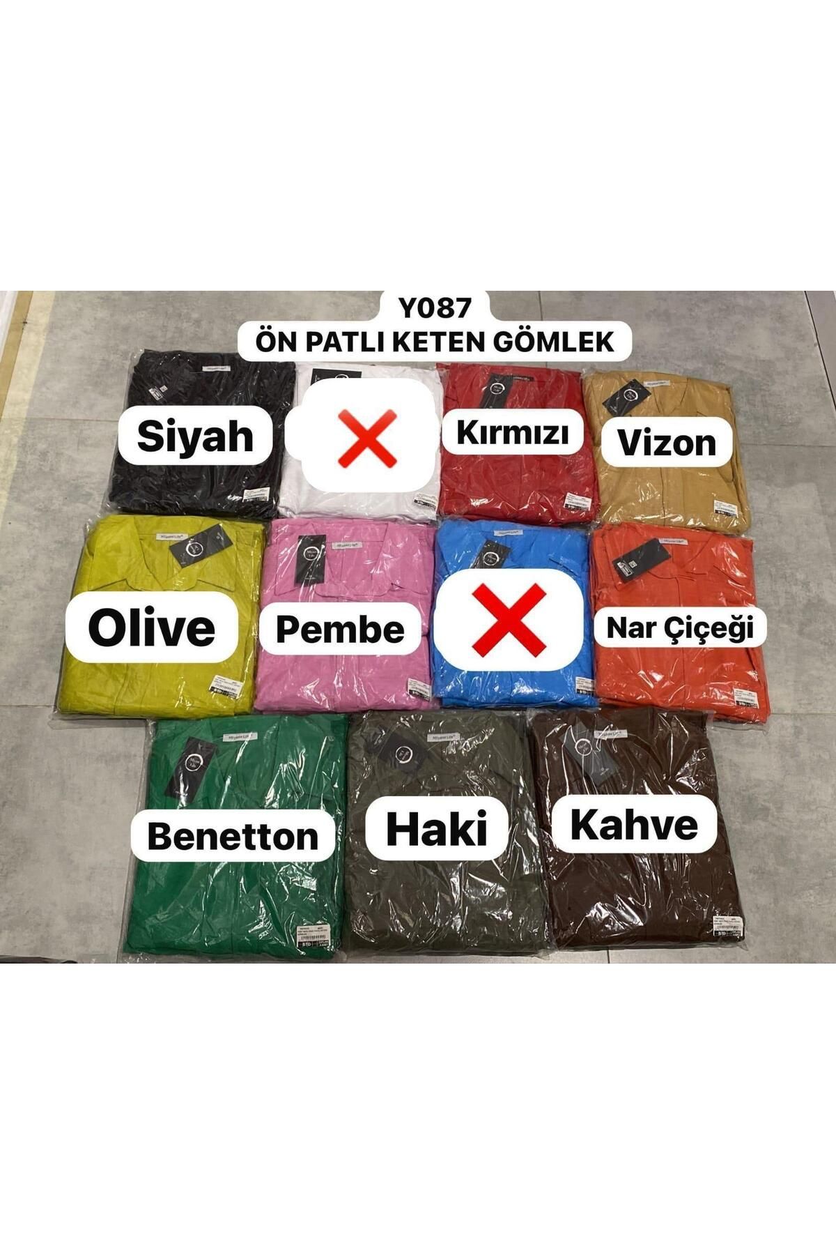 nutika Keten Yarım Kol Gömlek