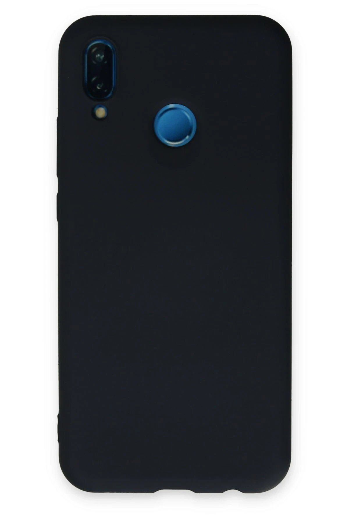 Toptan Bulurum Huawei P20 Lite Kılıf Nano içi Kadife Silikon - Lacivert