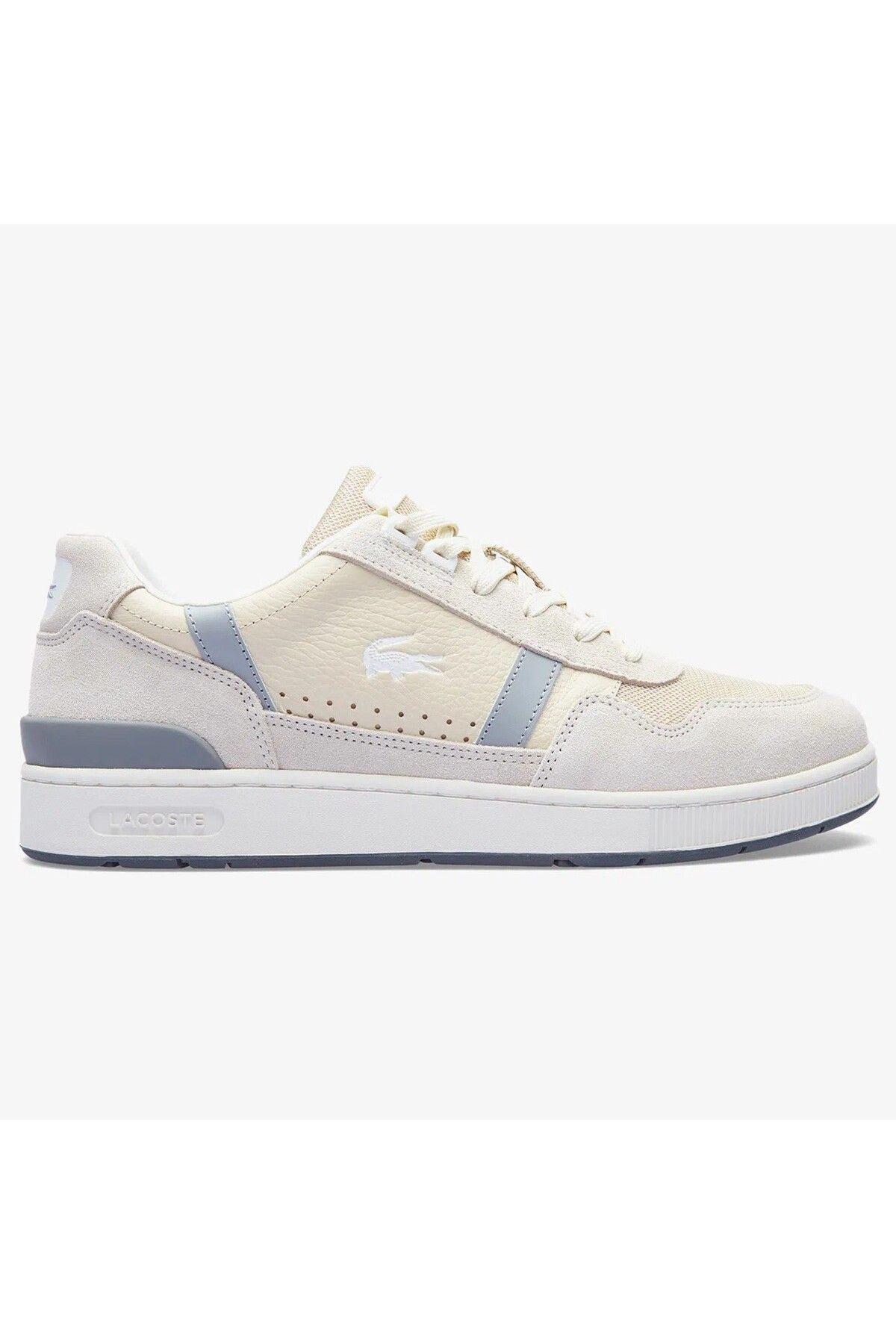 Lacoste T-Clip Hakiki Deri Erkek Bej Sneaker