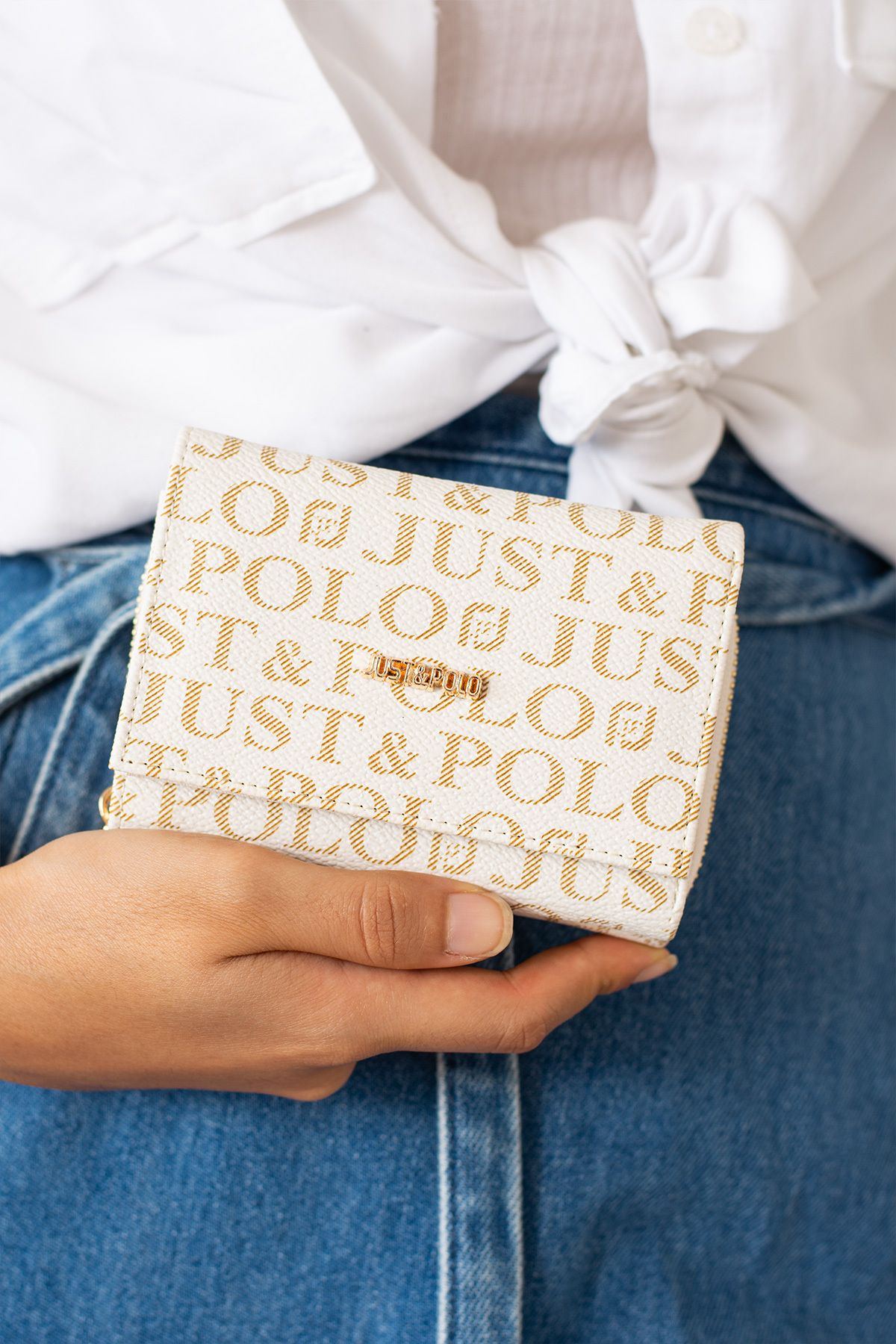 Just Polo Mia 02 Çok Gözlü Küçük Boy Kadın Cüzdan (Ebat : En 12 cm x Boy 10 cm)