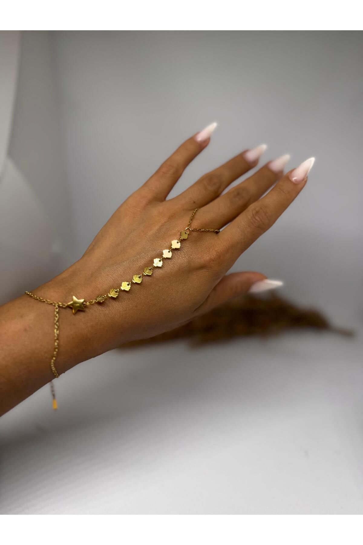 livaz accessories Kadın Çelik Gold Şahmeran