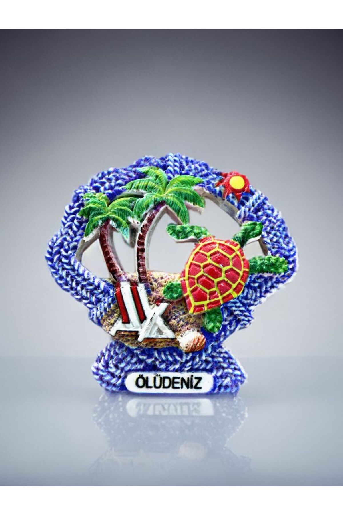 Home ÖLÜDENİZ Temalı Kabartma Polyester Magnet 8,5cm x 8 cm