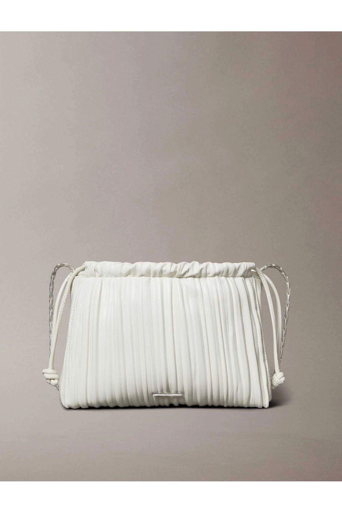 Calvin Klein Jeans Plısse Drawstrıng Bag Kadın Beyaz Çanta Lv04f3076g-fup