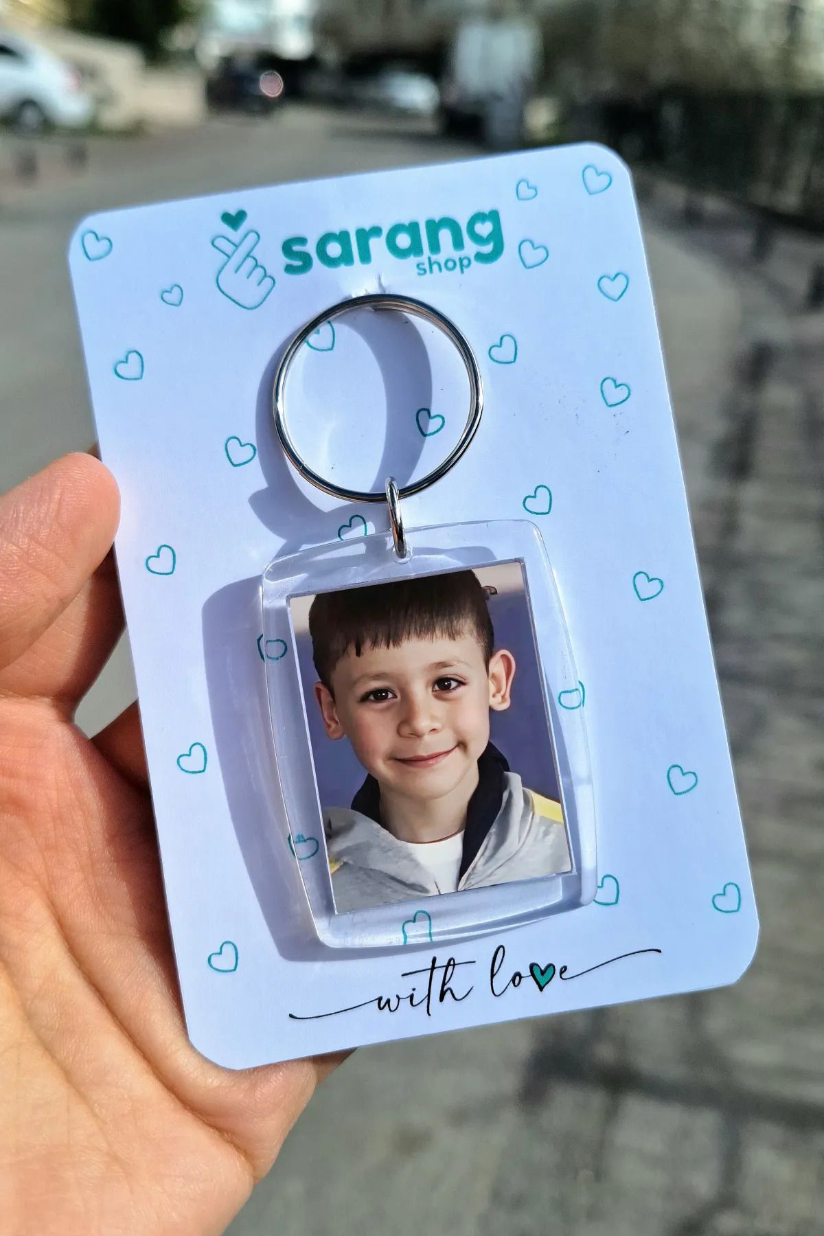 SARANG Şeffaf Anahtarlık - Çocuk Arrda Guler