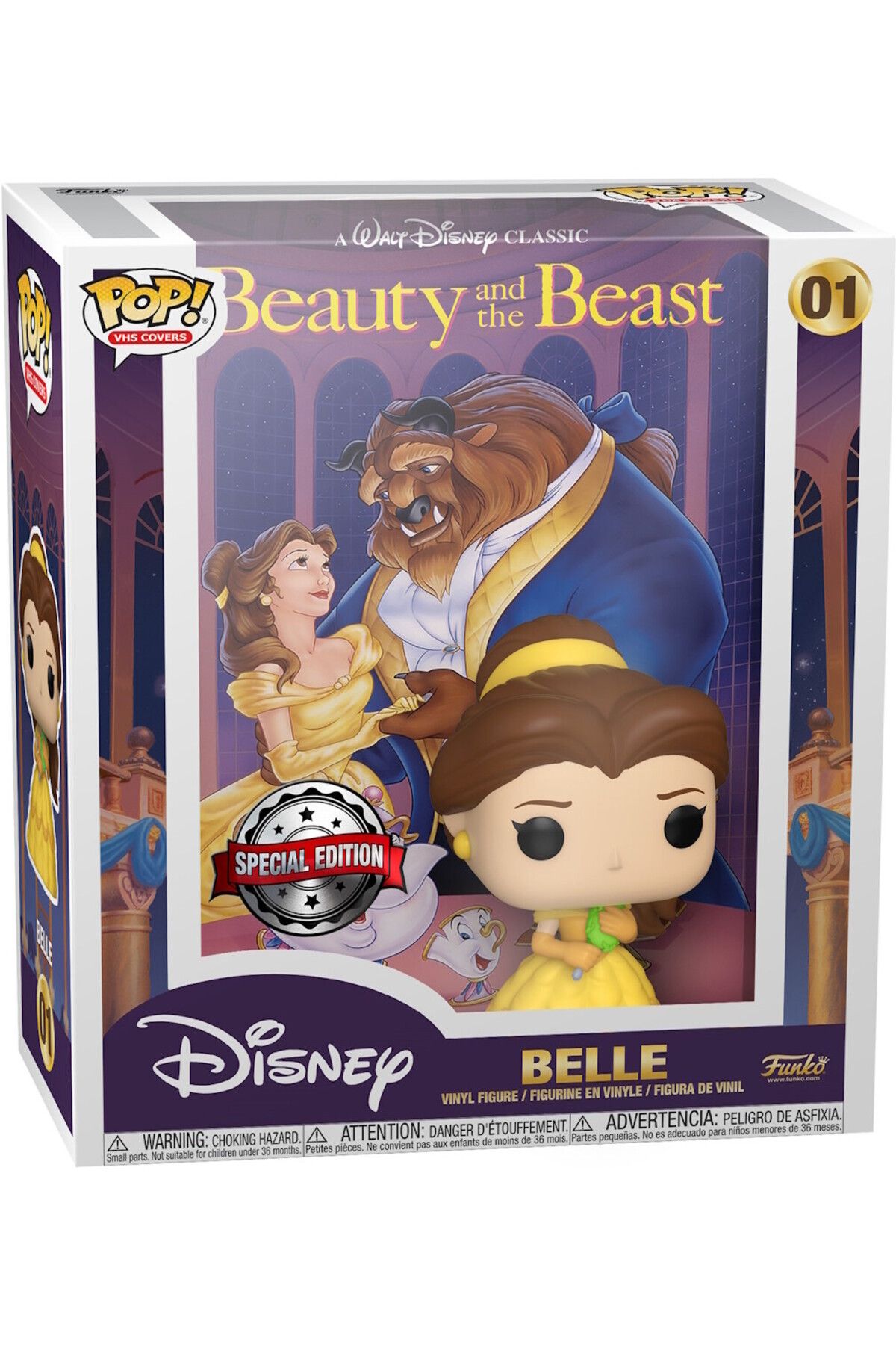 Funko Walt Disney Beauty and the Beast - Belle 01 Special Edition - Funko VHS Cover Po