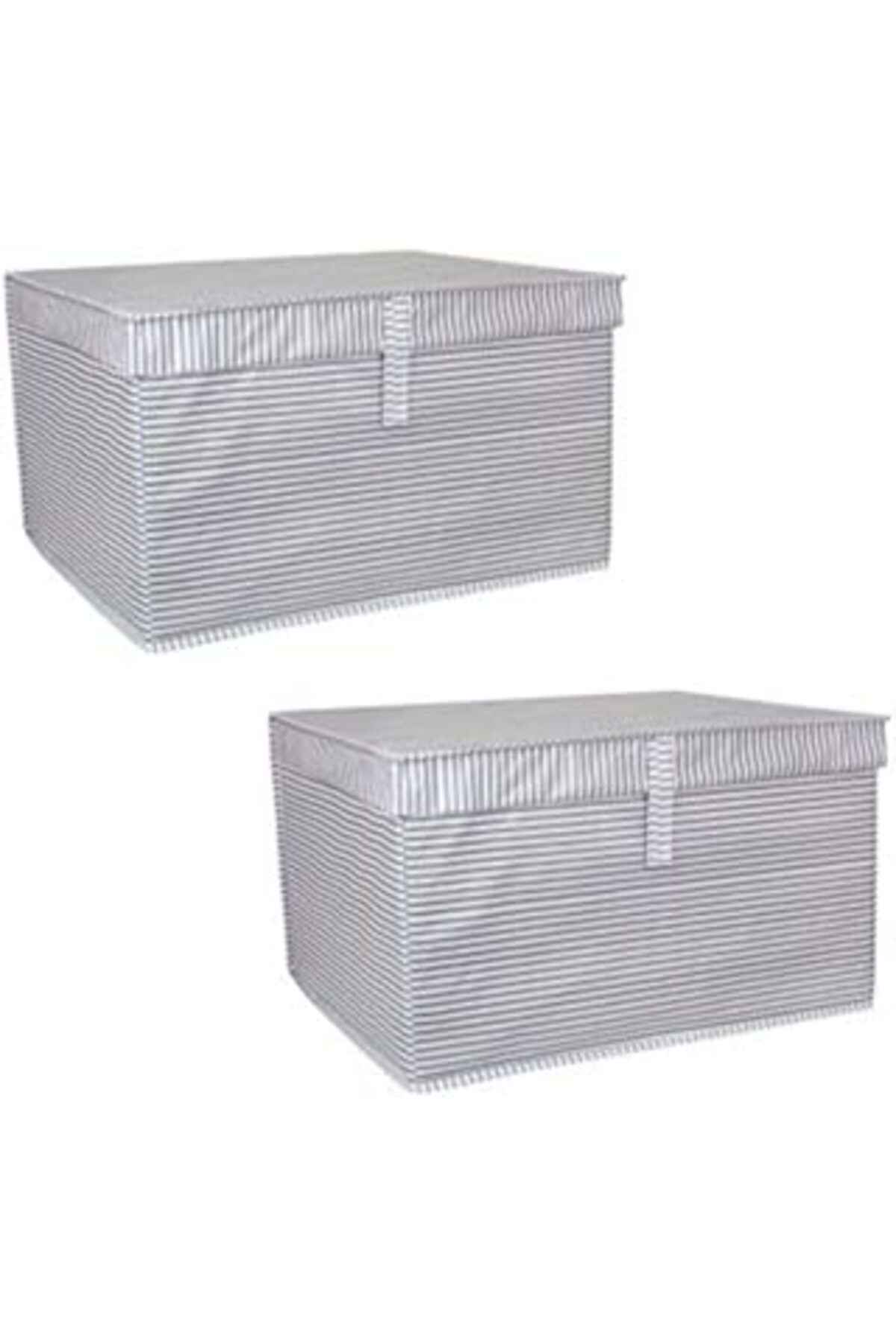 Qedii Mayaglory 2 Adet - Kapaklı Çok Amaçlı Çamaşır-Saklama-Düzenleme Vb Hurç, Kutu 50X40X30 - Maxi Kutu