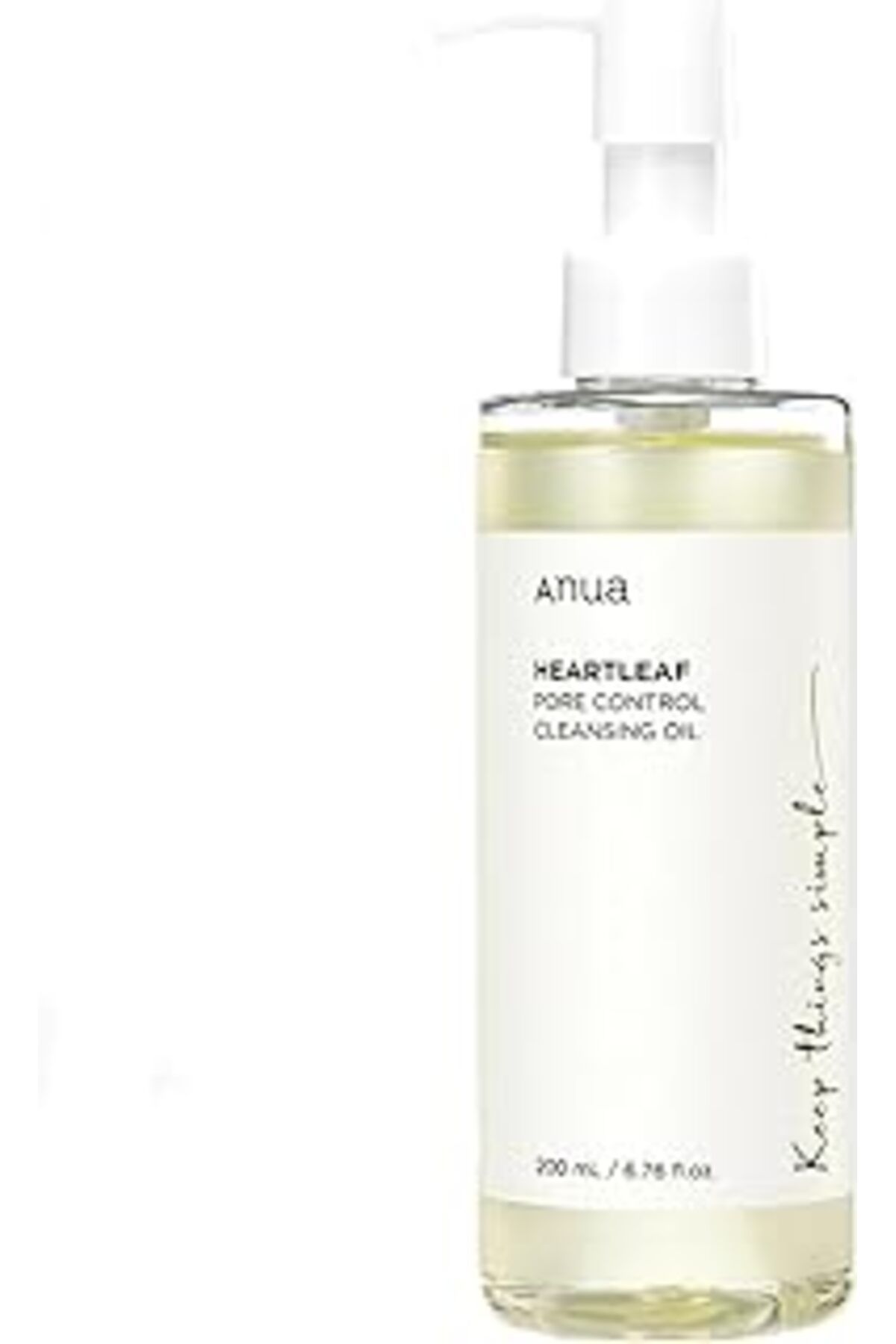 Mu Art Ahşap Anua Heartleaf Pore Control Cleansing Oil 200Ml - Gözenek Arındırıcı Yağ Bazlı Vegan Temizleyici