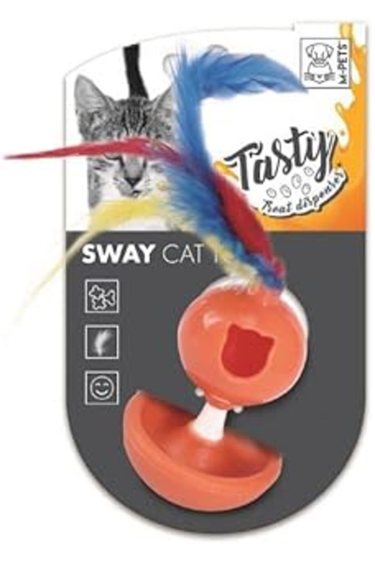 ASİTAN M-pets Sway Haci Yatmaz Kedi Oyuncağı Ödül Hazneli