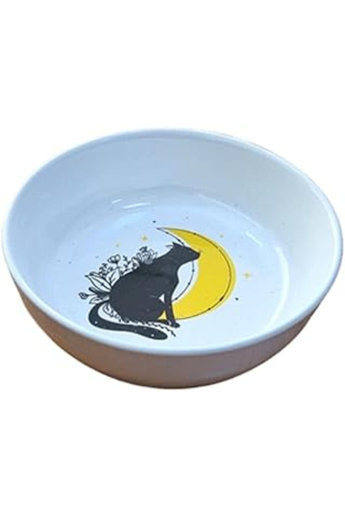 ASİTAN Yıkanabilir Seramik Mama Ve Su Kabı 14 Cm 250 Ml Blackcat No : 5