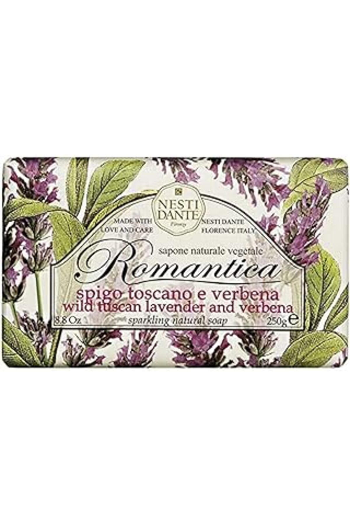 Mu Art Ahşap Nesti Dante Romantica Katı Sabun 250 Gr (Wild Tuscan Verbena)