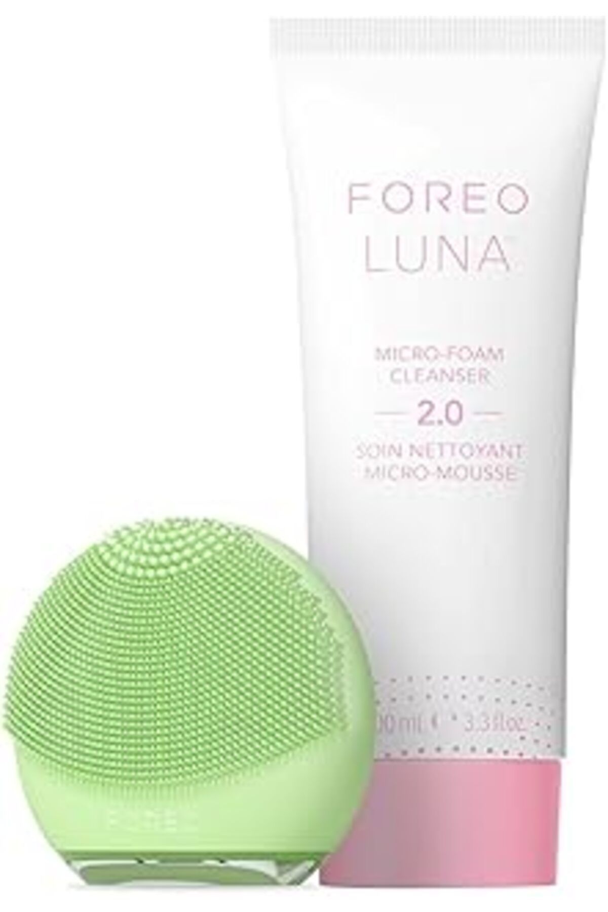 Mu Art Ahşap Foreo Luna 4 Go Yüz Temizleme Fırçası Ve Yüz Masaj Aleti + Luna Mikro Köpük Yüz Temizleyici 2.0, 10