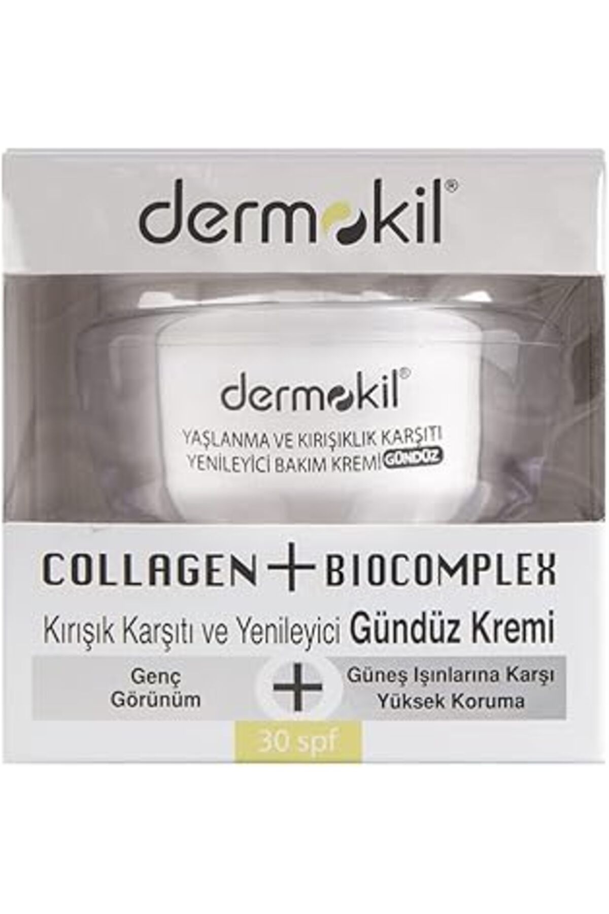 Mu Art Ahşap Dermokil Collagen + Biocomplex Anti Age Yaşlanma Belirtilerine Karşıtı Gündüz Bakım Kremi (50 Ml)