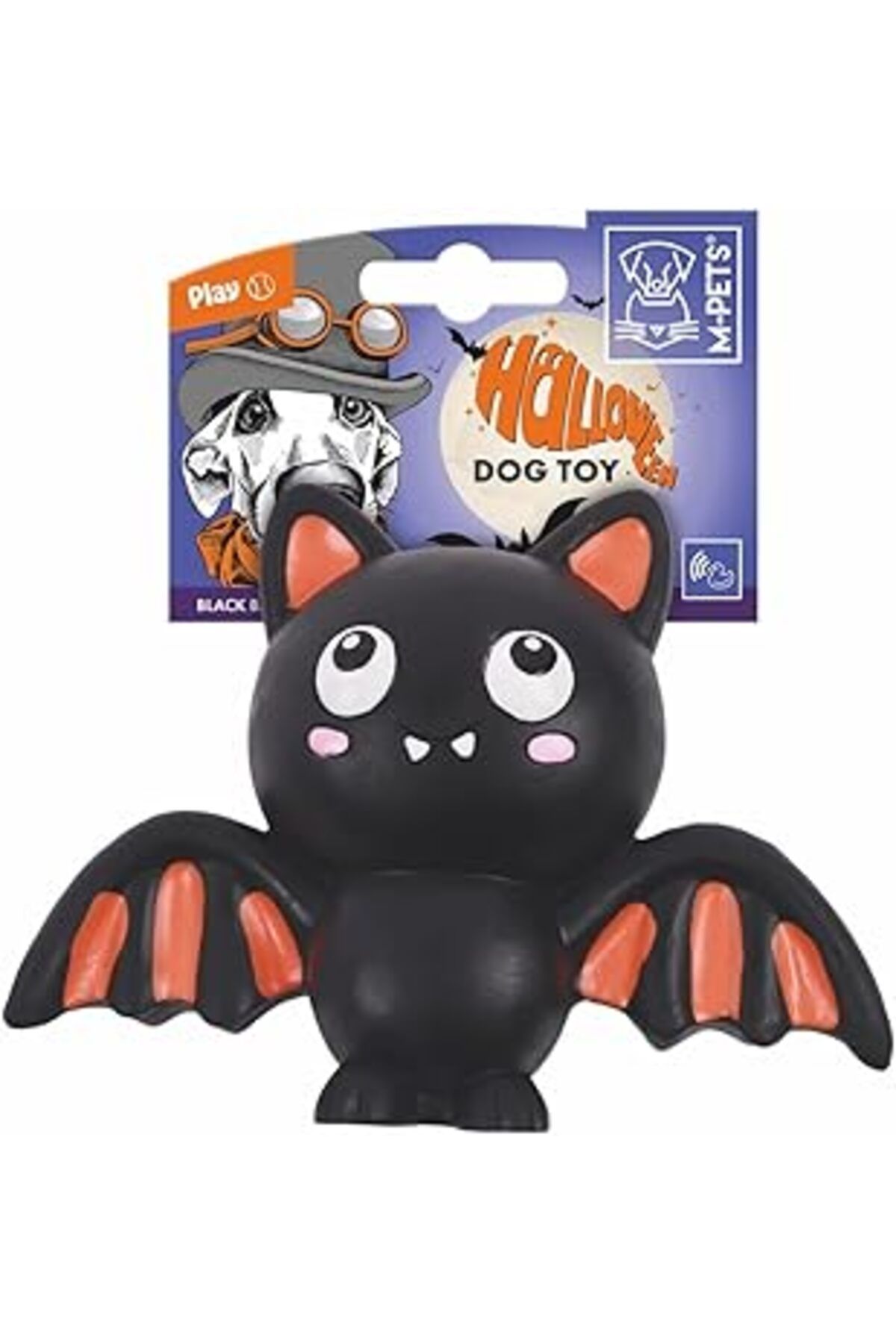 ASİTAN M-pets Halloween Siyah Bat Köpek Oyuncağı