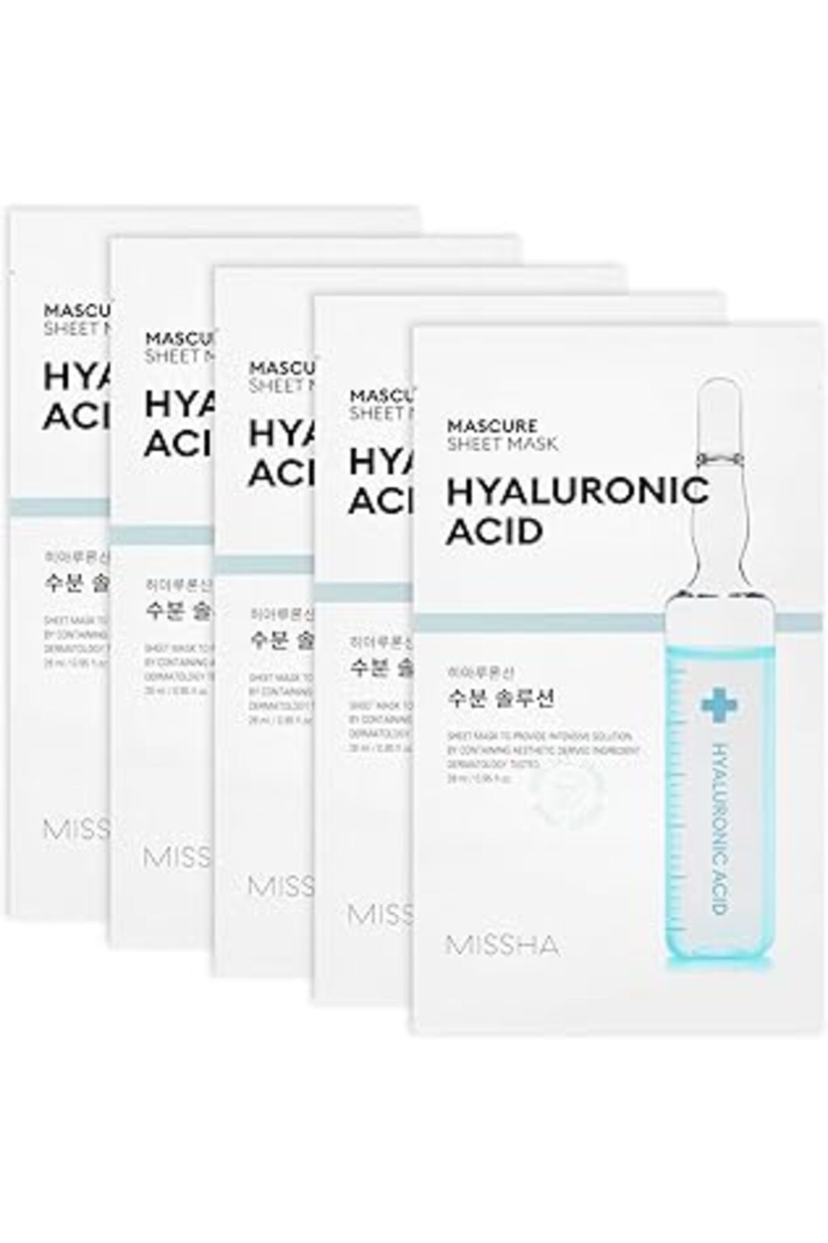 ASİTAN Hyalüronik Asit İçerikli Nemlendirici Yaprak Maske Mascure Hydra Solution Sheet Mask (Hyaluron Acid