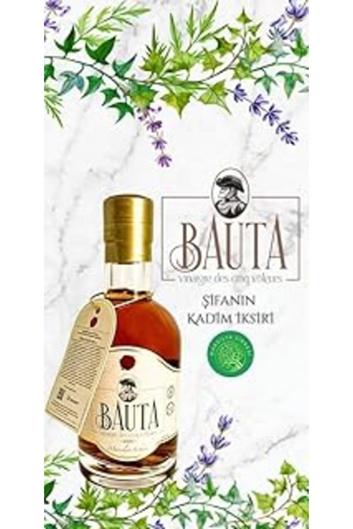 ASİTAN Bauta Vinaigre Des Cinq Voleurs (Beş Hırsızlar Marsilya Sirkesi) Cam Şişe 200Ml