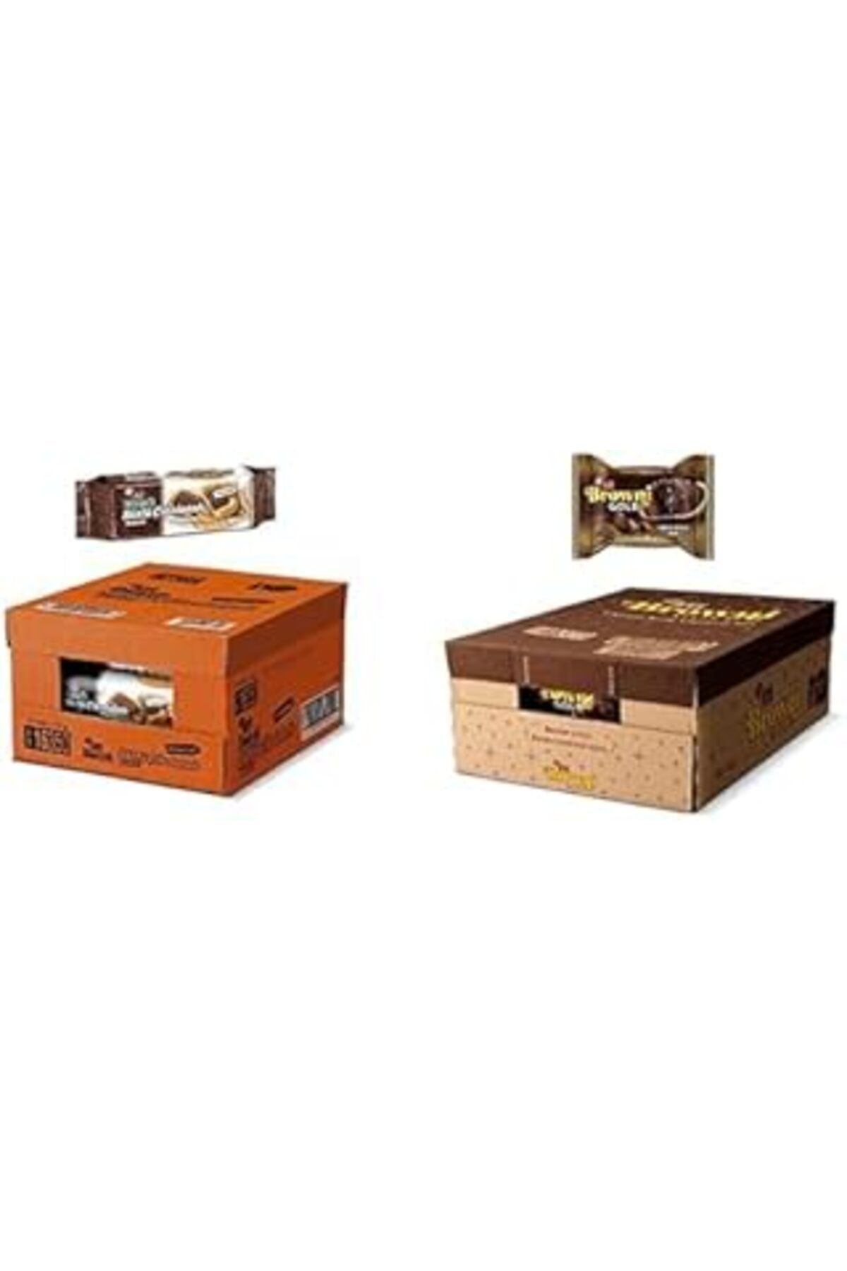 ASİTAN Eti Burçak Sütlü Çikolatalı Bisküvi 114 G X 12 Adet Ve Eti Browni Gold Çikolata Soslu Kek 45 G X 24