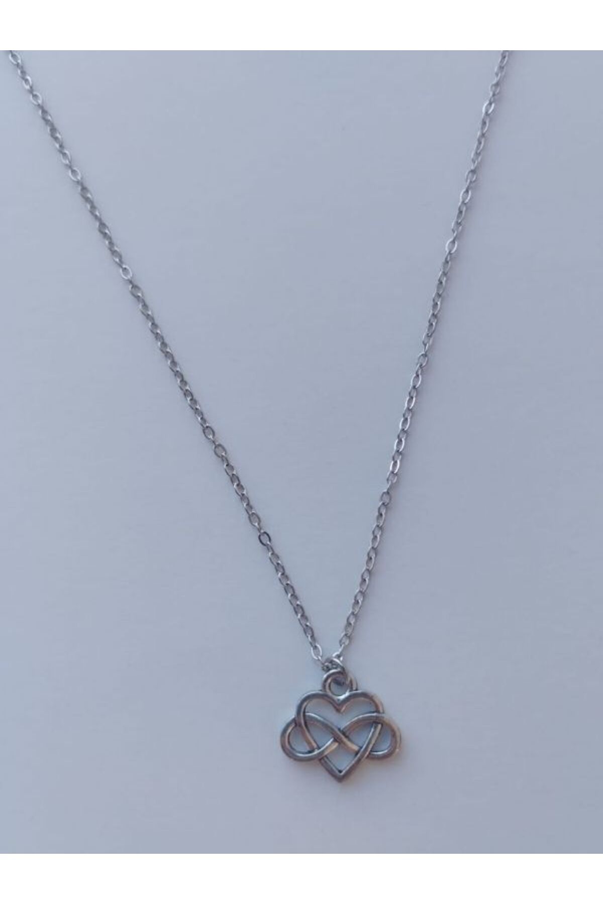 VerdeHome-Silver Color – Elegant and Stylish Necklace with Clover, Infinite Heart, Heart, Butterfly and Rabbit Design 3