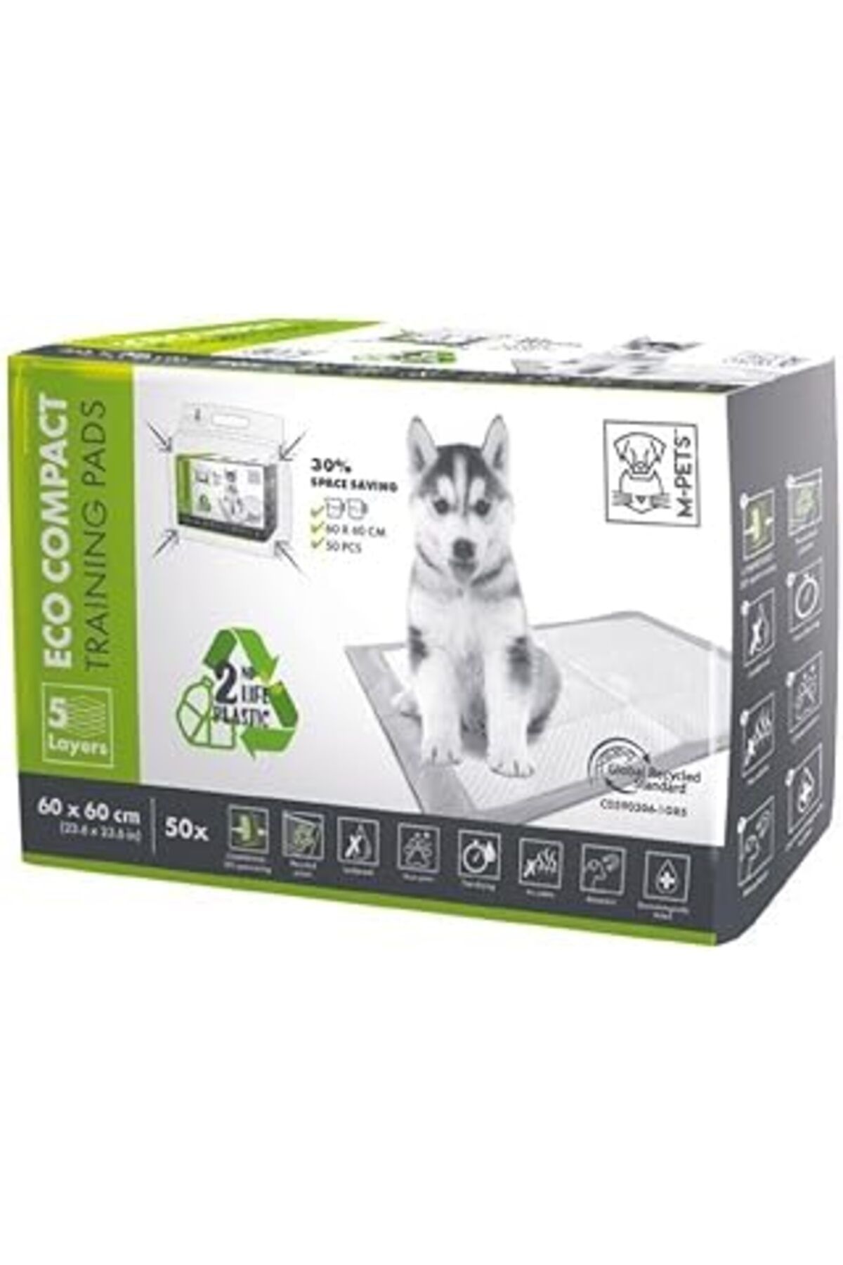 NETWORK ART M-Pets Eco Köpek Çiş Eğitim Pedi 60X60 Cm 50 Pcs