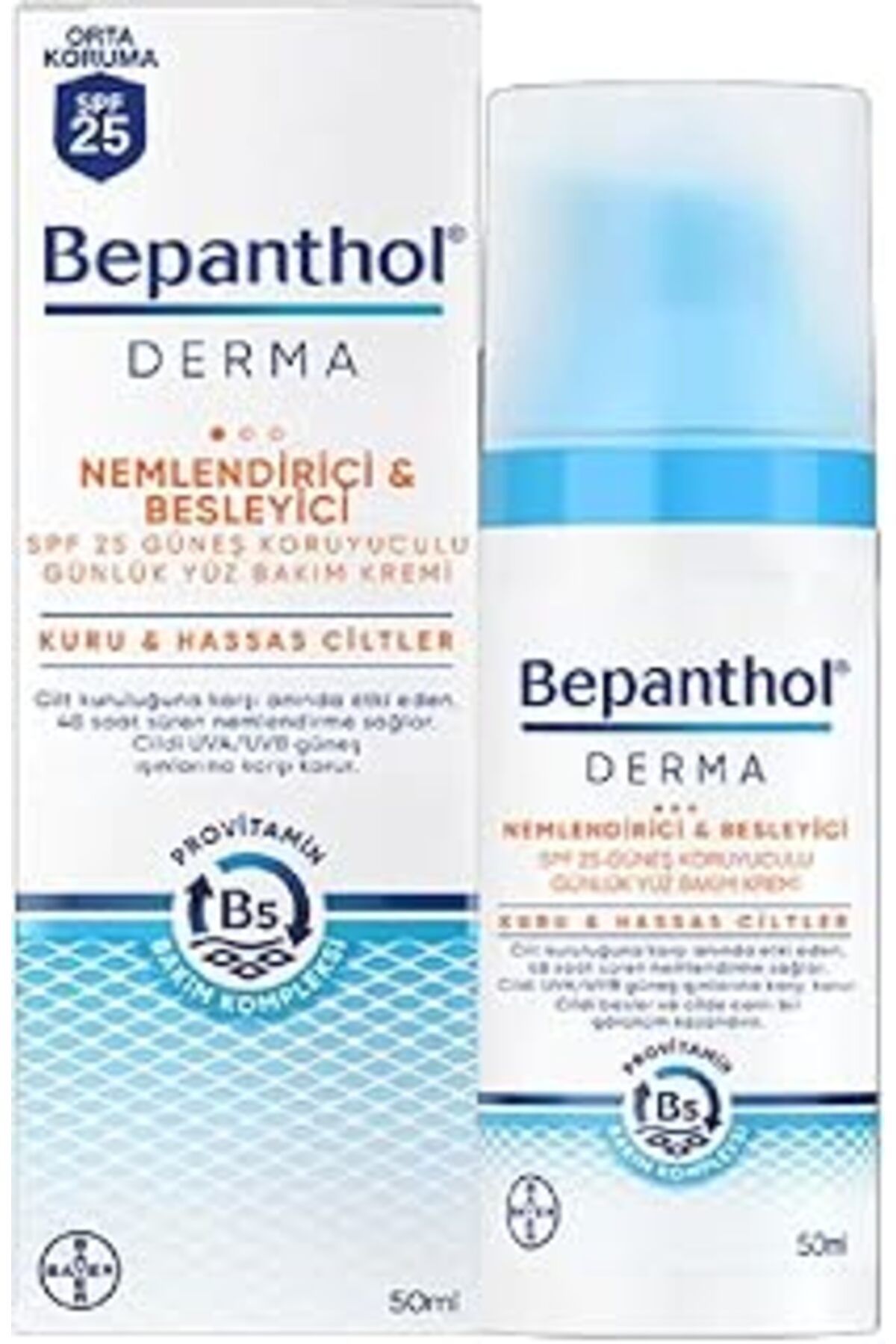 ASİTAN Derma Nemlendirici Ve Besleyici Spf 25 Yüz Bakım Kremi 50 Ml