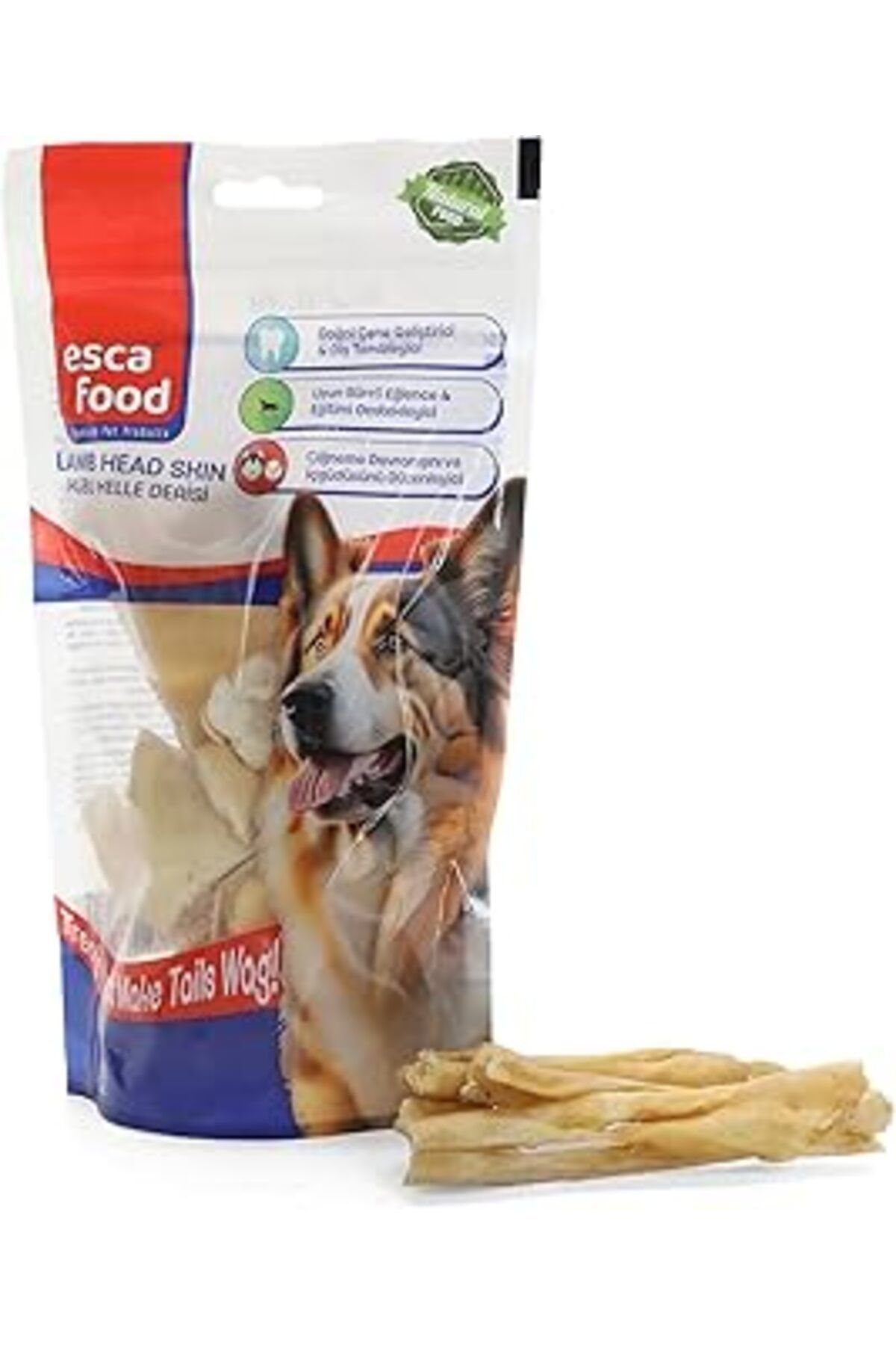 NETWORK ART Esca Food Kuzu Kelle Derisi 100 Gram Köpek Ödül Maması