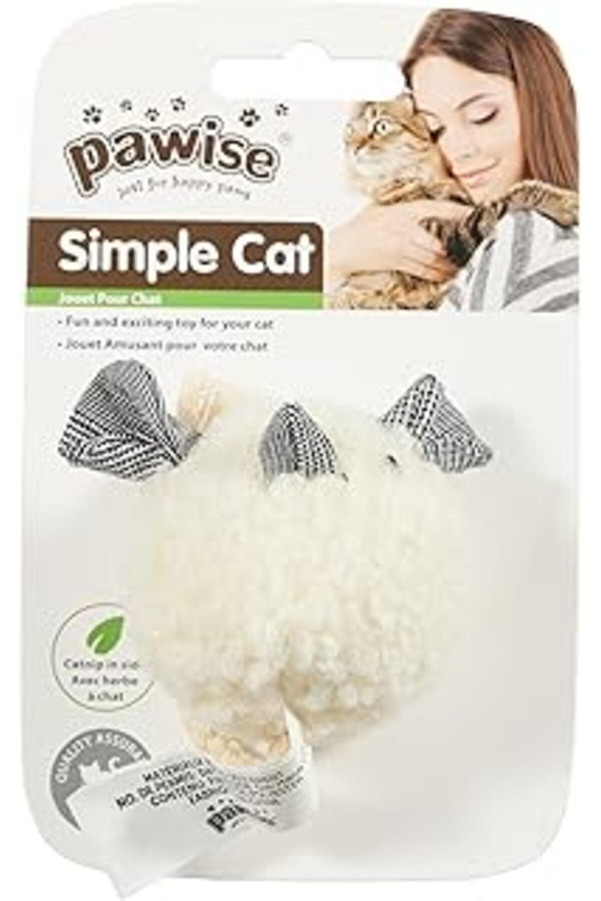 NETWORK ART Pawise Simple Peluş Oyuncak Top Fare