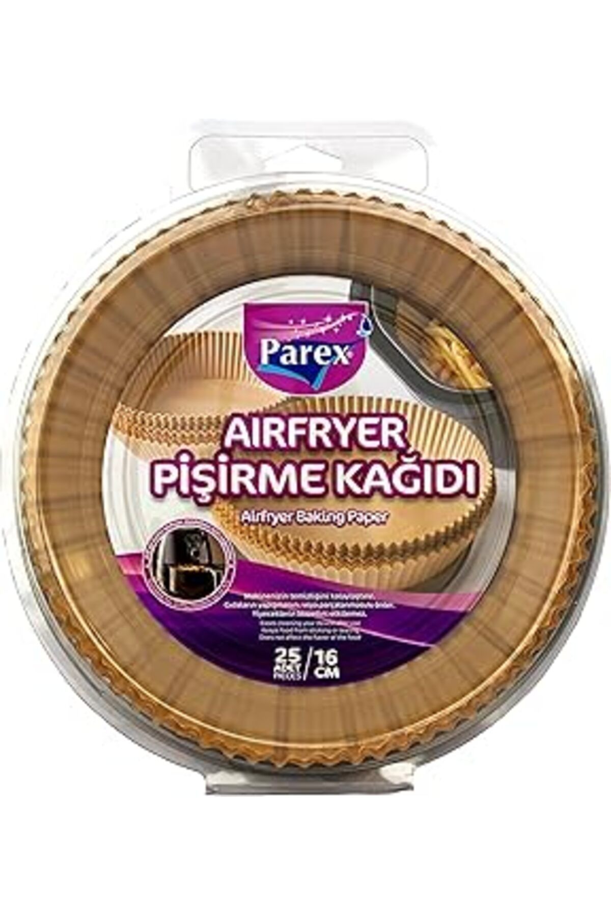 ASİTAN Parex Airfryer Pişirme Kağıdı 25'Li