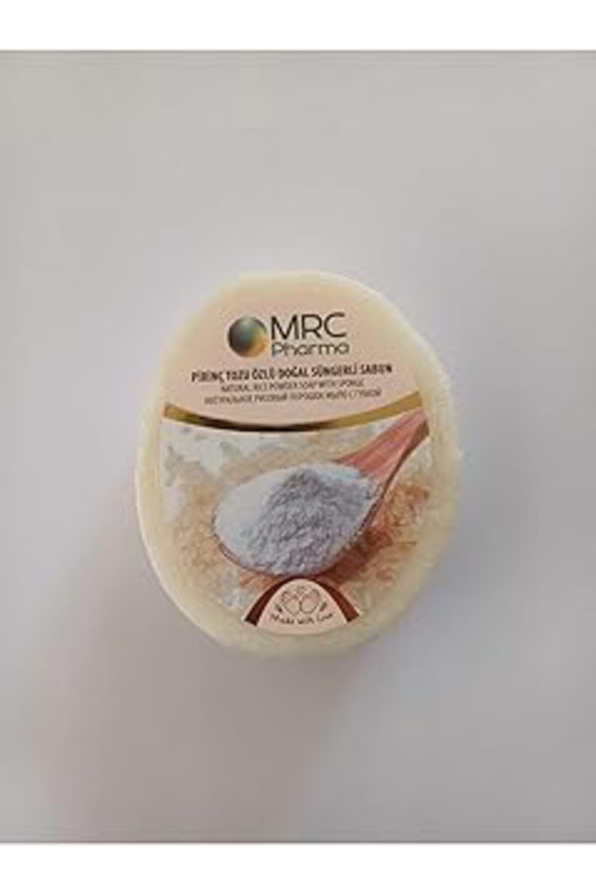 Qedii Mrc Pharma Pirinç Tozu Özlü Doğal Süngerli Sabun