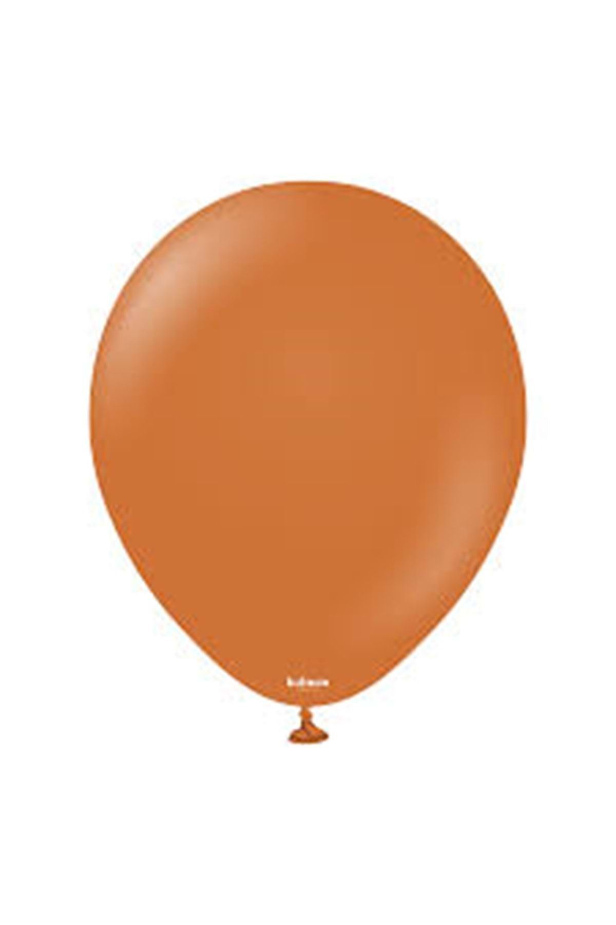 Baloncum Balon Tek Renk 12" 10lu Karamel Kahve