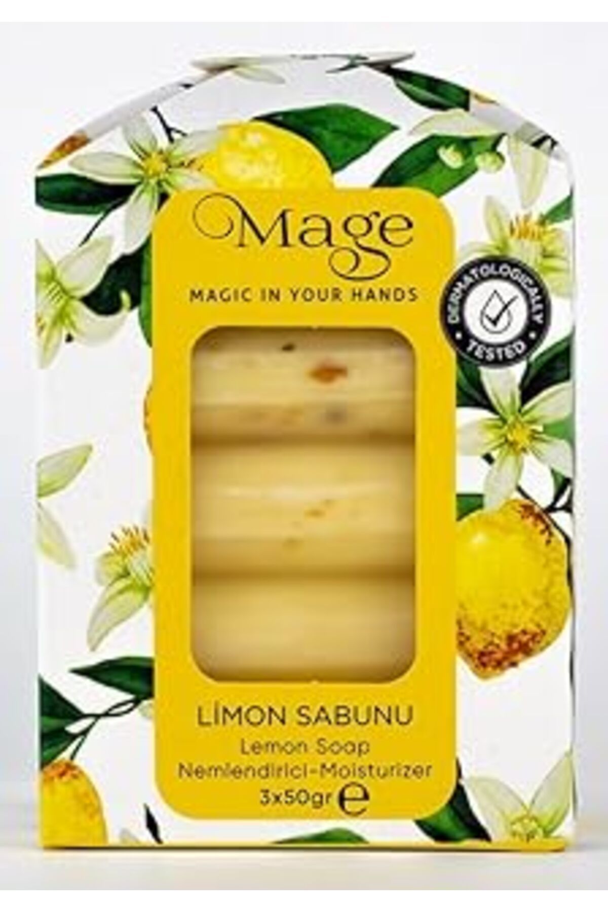 Mu Art Ahşap Limon Sabunu 3'Lü