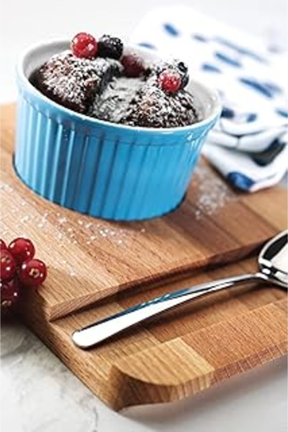 ASİTAN Porselen 9 Cm Sufle Kasesi Mavi Tvf09Fks14001