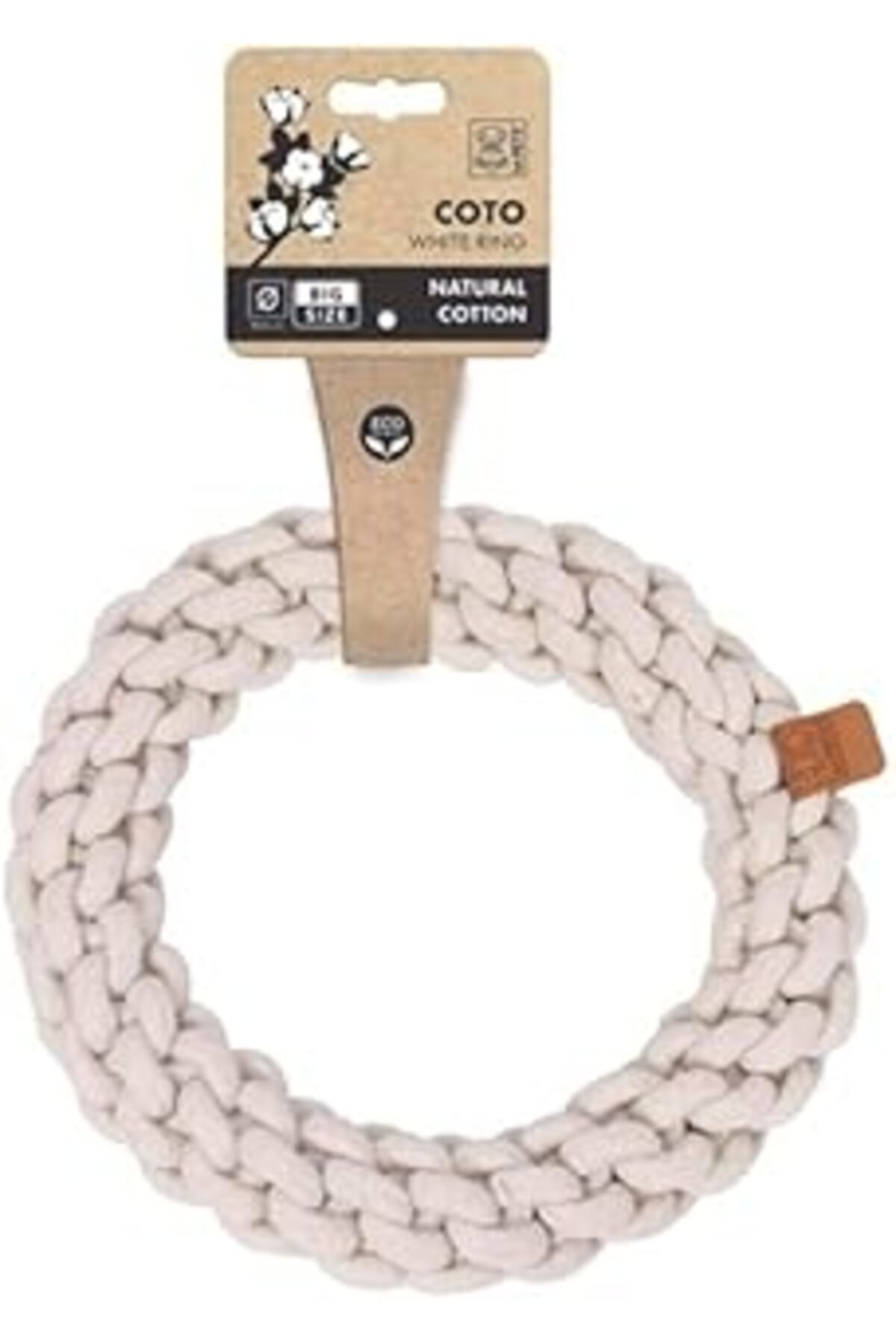 NETWORK ART M-Pets Coto Beyaz Ring 25Cm Örgü Halka Oyuncak