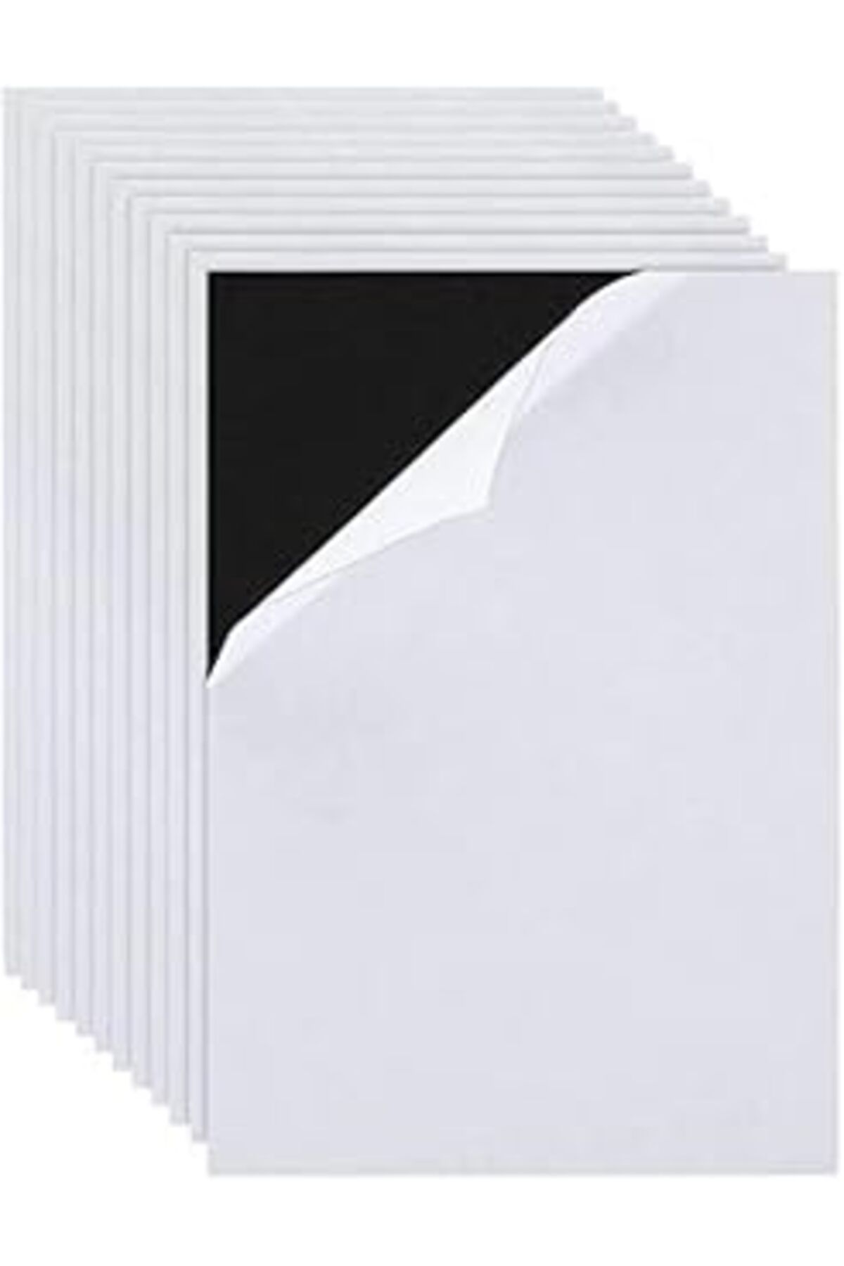 Qedii 4 Adet Kendinden Yapışkanlı Fotoğraf Magneti, 21X30 Cm (A4 Ebat) Levha Foto Magnet Mıknatıs