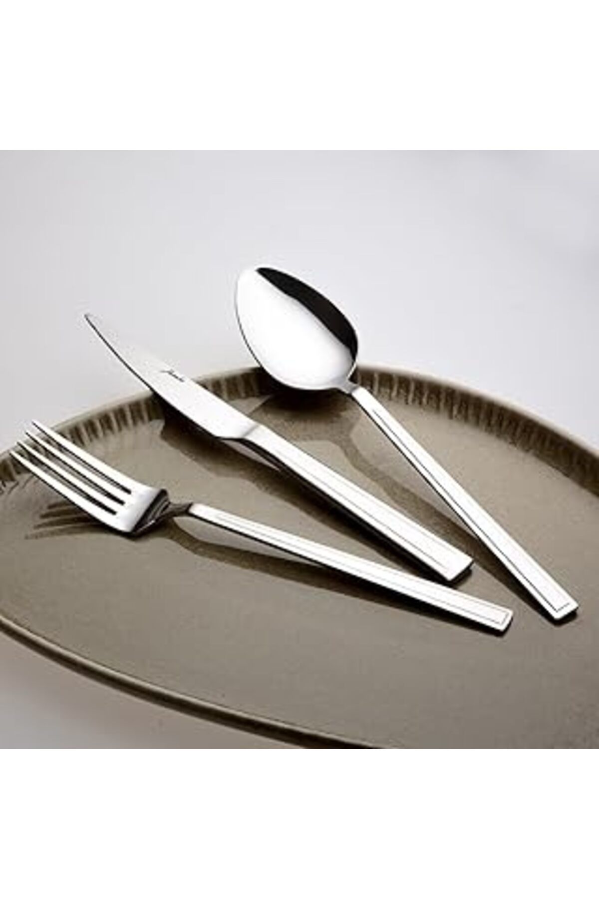 Mu Art Ahşap Jumbo Athena 18 Parça 6 Kişilik Yemek Çatal Kaşık Bıçak Takımı