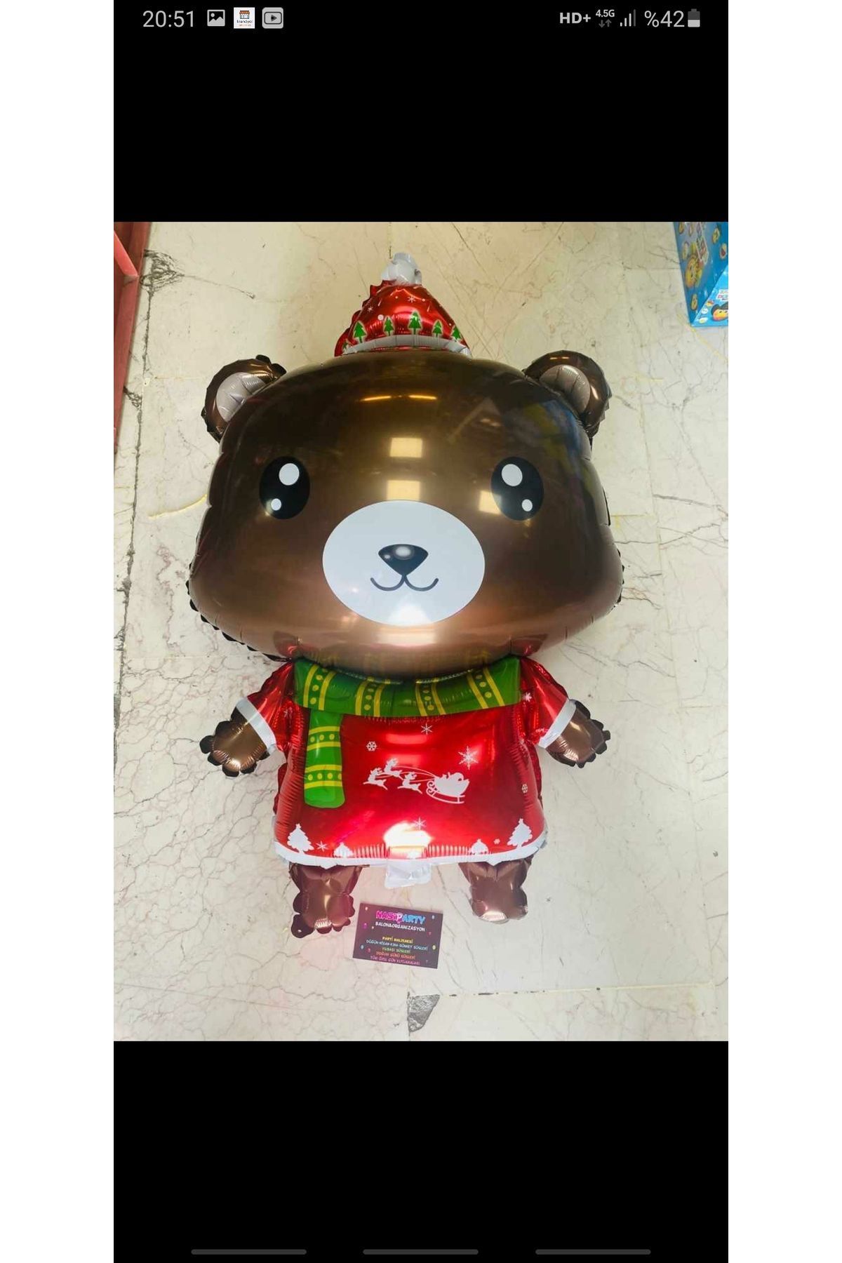 Baloncuu MARRY CHRİSTMAS - 2025 - NOEL FOLYO BALON