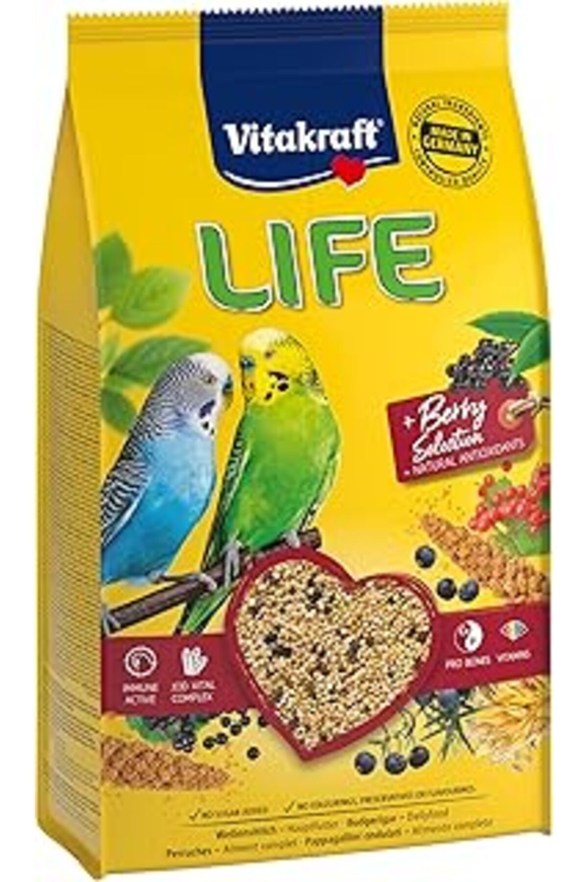 Mu Art Ahşap Vitakraft Life Muhabbet Yemi 800 Gr
