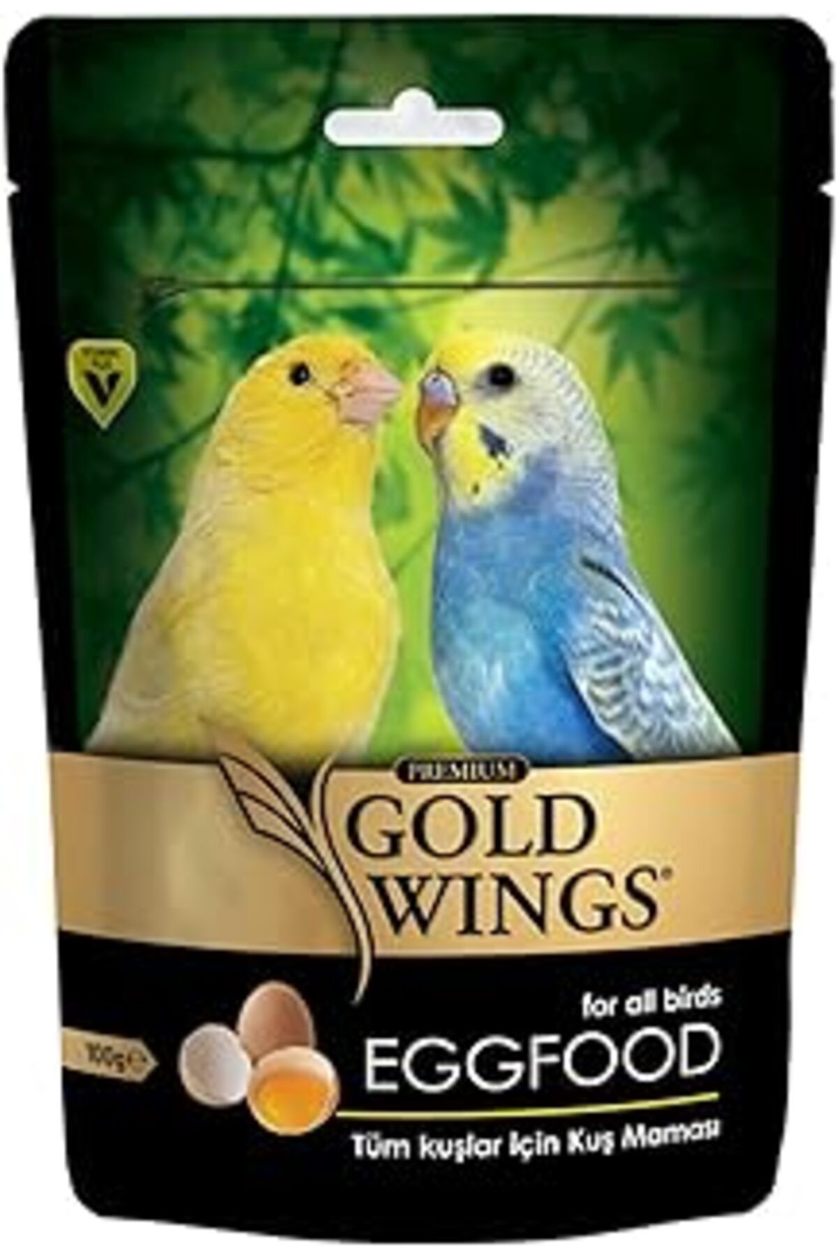 Mu Art Ahşap Gold Wings Premium Kuş Maması 100 G