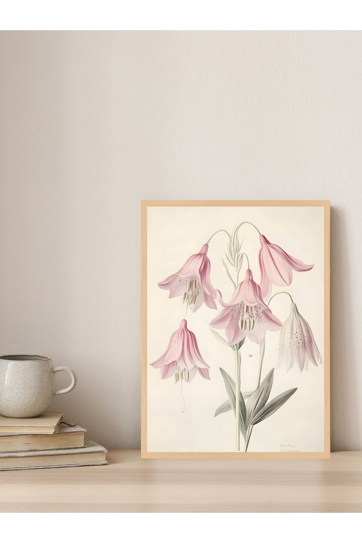Tuba Decor Tek parça Ahşap Çerçeve Görünümlü MDF Tablo